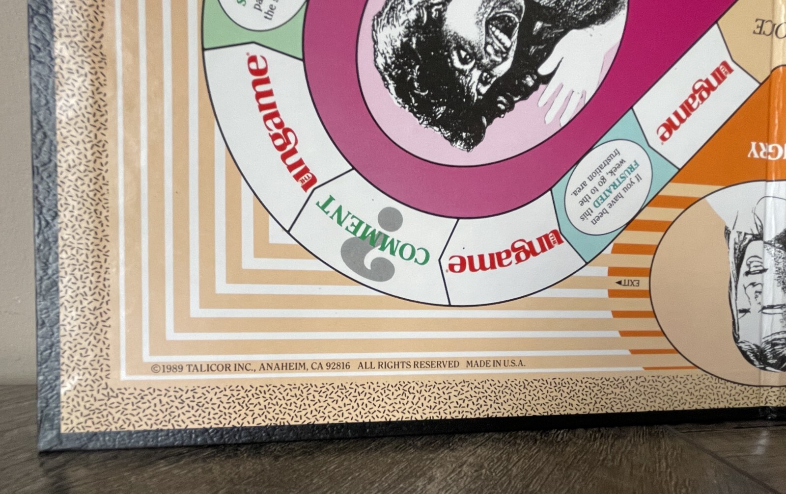 TaliCor Ungame Board Game Christian 1989 Family Self-Expression 100% COMPLETE