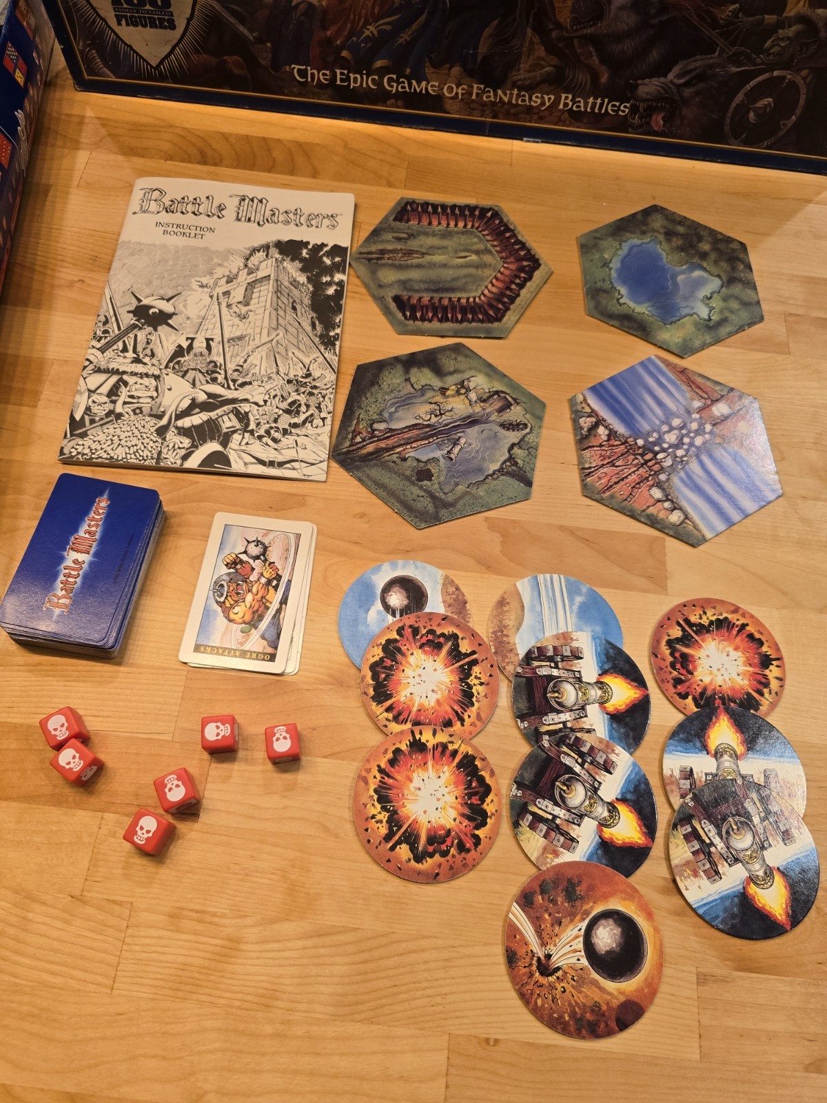 Milton Bradley Battle Masters 1992 – 99% Complete – See Description!