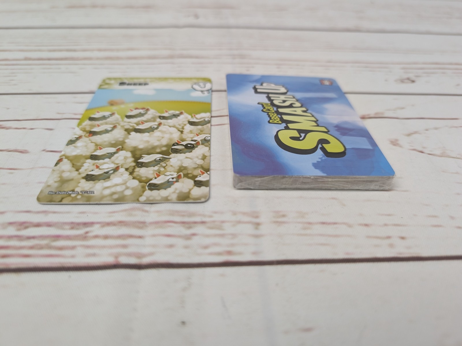 Smash Up Sheep Expansion Faction and Divider Board Card Game AEG