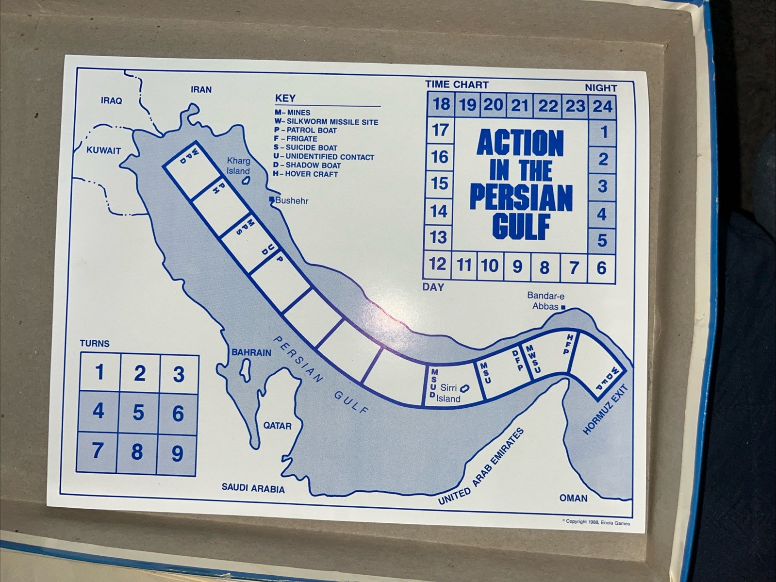 Action in the Persian Gulf (1988) Enola Games