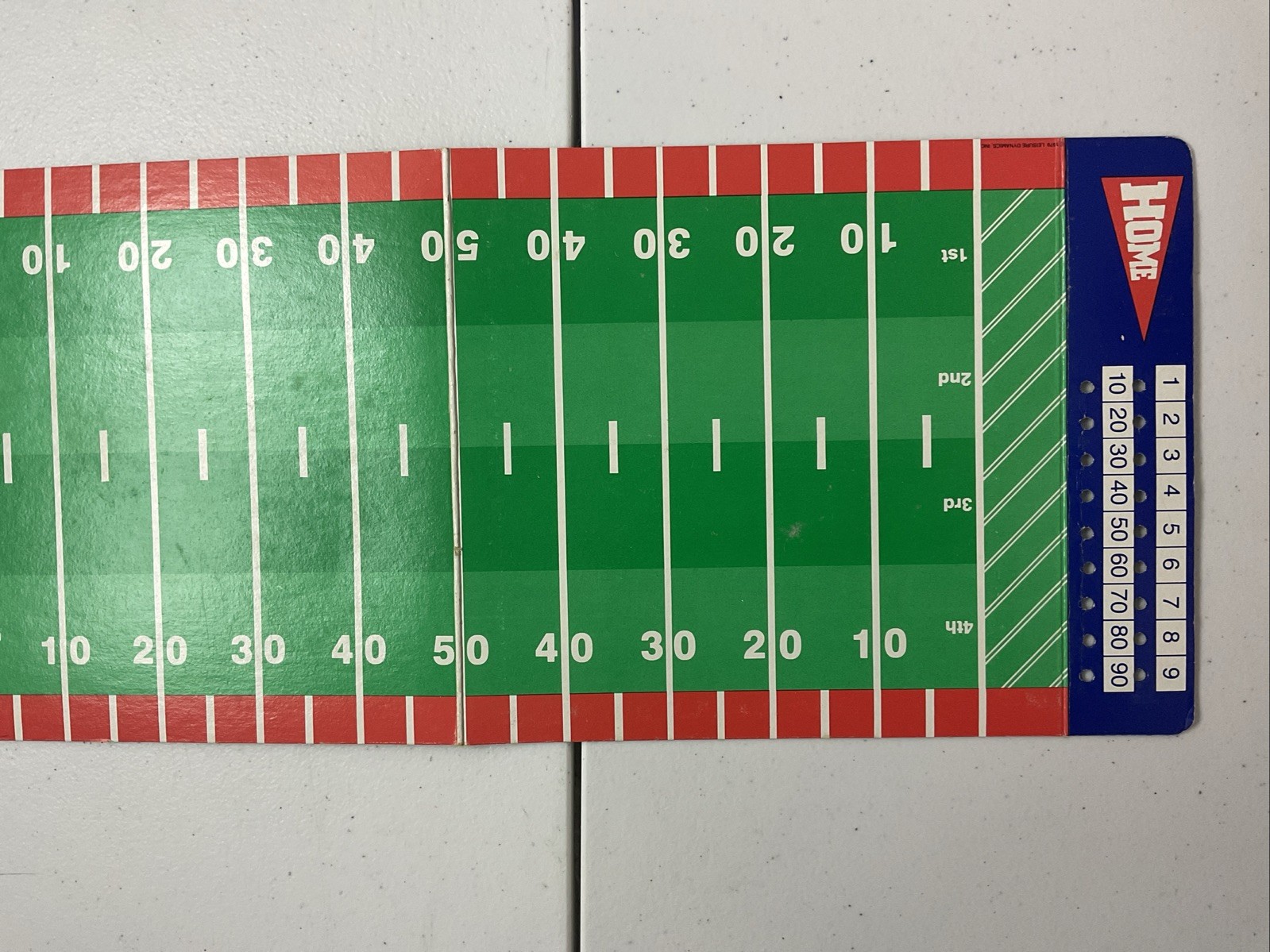 Half-Time Football Game 1979 Lakeside Toys #8294 Sports Dice Game