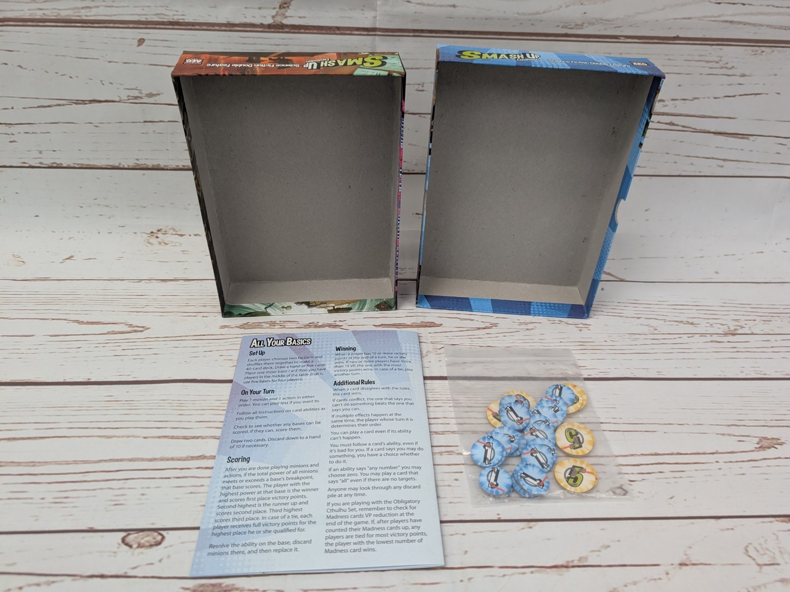 Smash Up Science Fiction Double Feature Expansion Board Card Game AEG
