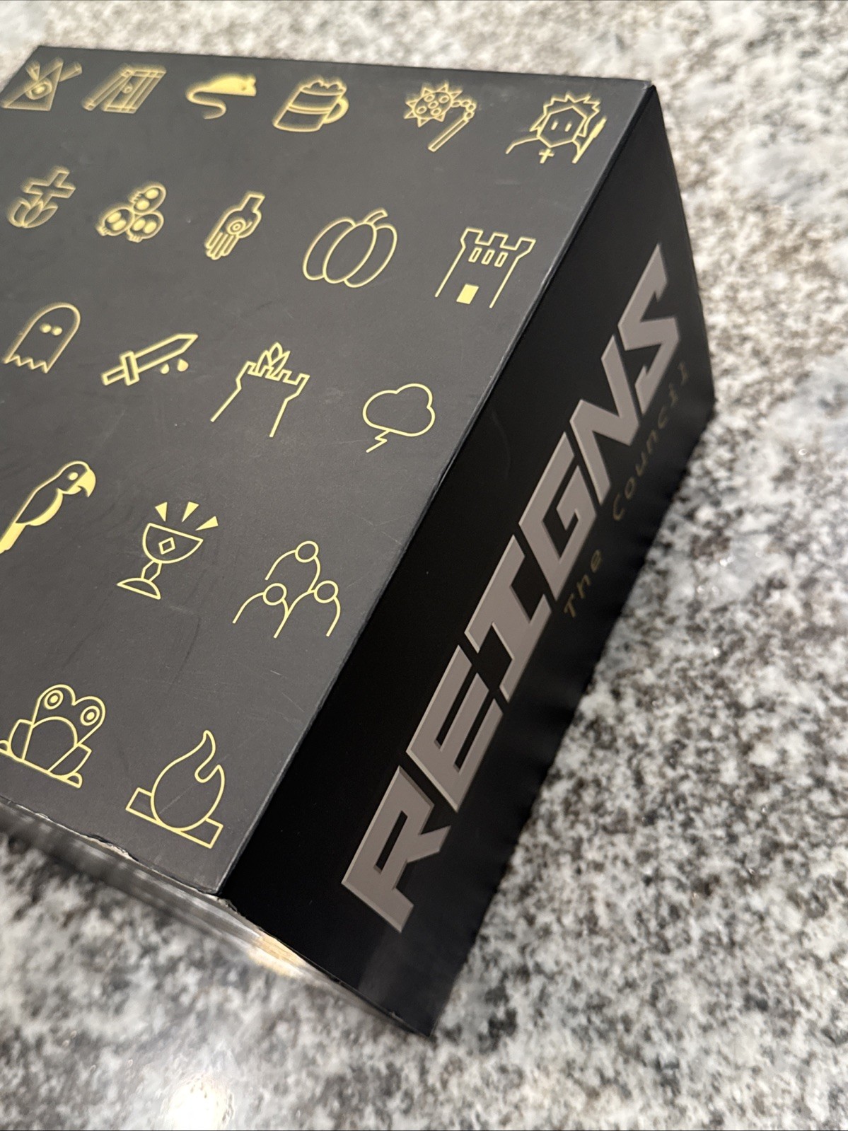 Reigns: The Council Kickstarter Board Game 100% Complete Very Good Condition