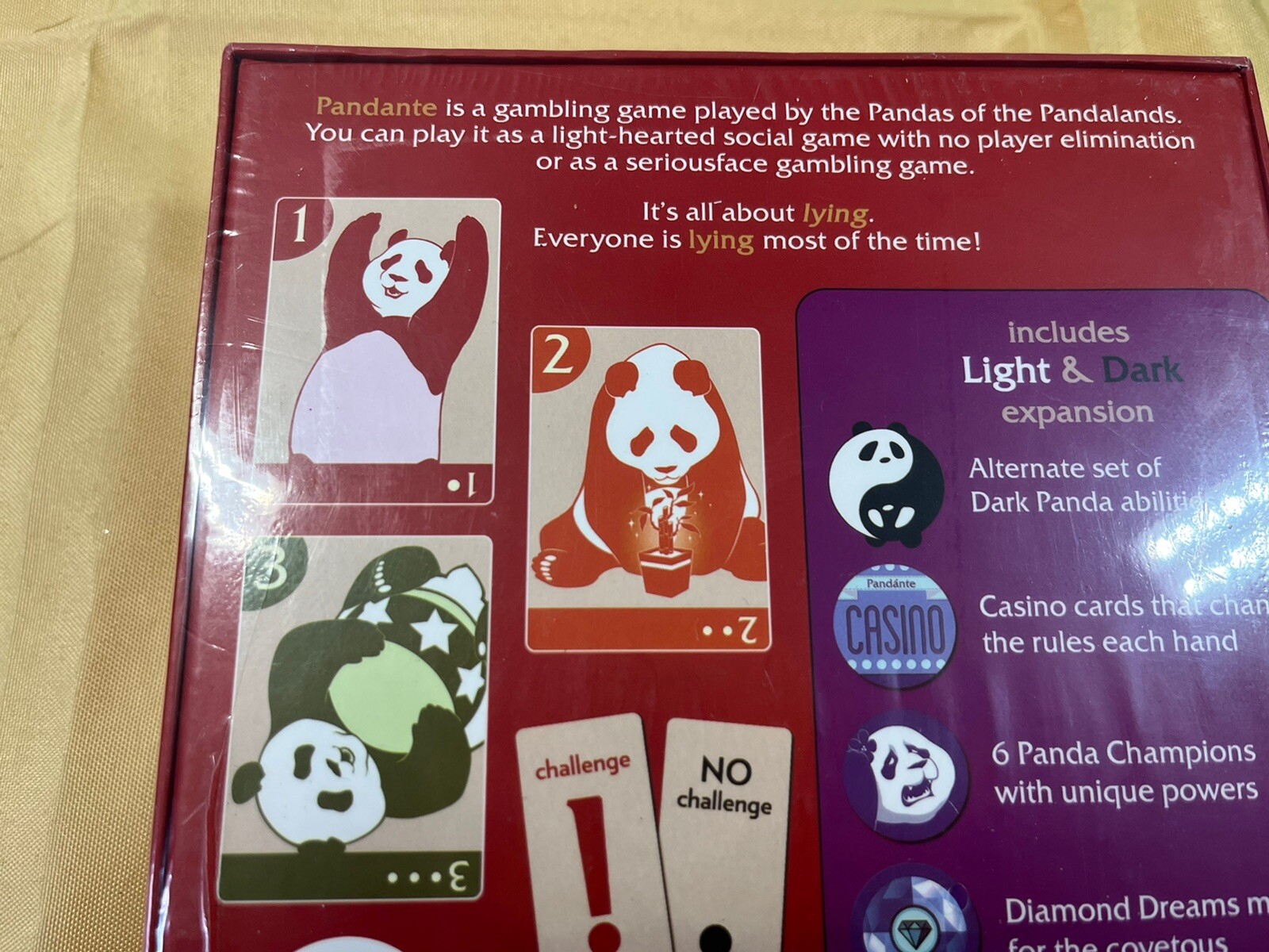 Pandánte 2nd Edition w/ Light & Dark Expansion Sealed New Sirlin Games (2015)