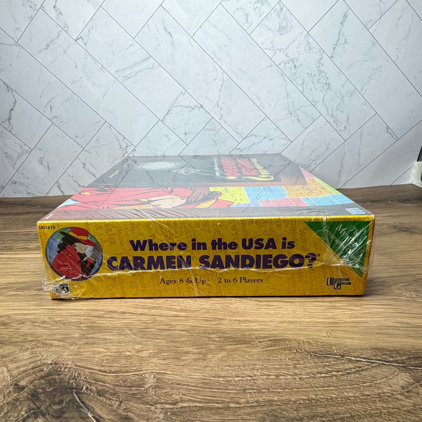 Where in the USA is Carmen Sandiego Board Game Kids Mystery Geography Game NEW
