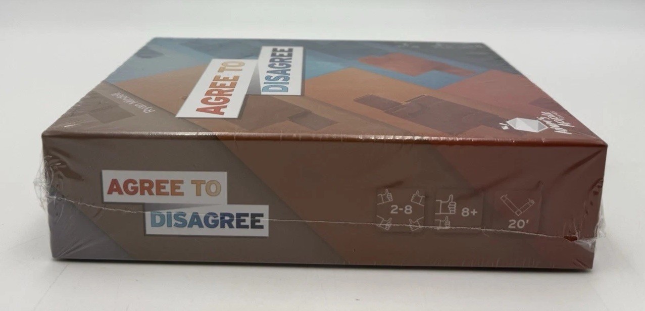Agree To Disagree Party Game 2 to 8 Players Ages 8 and Up ~ Sealed