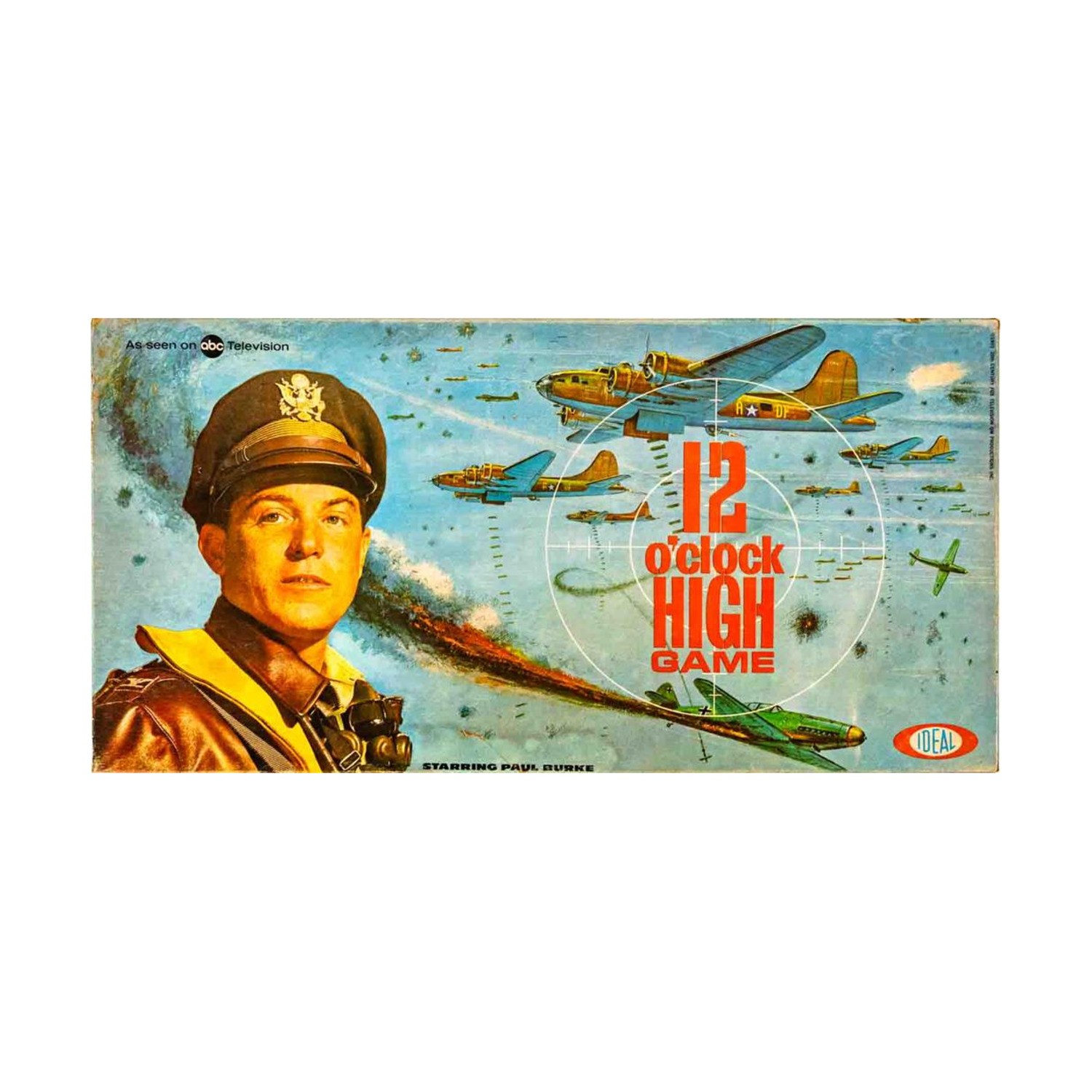 Ideal Boardgame 12 O’clock High Game (Paul Burke Cover) Box Fair/VG