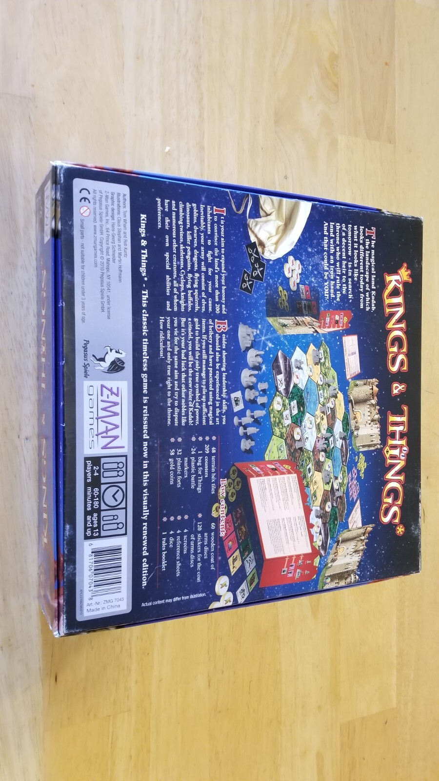 Kings & Things – Z-Man Games 2010 100% Complete West End Games Reissue