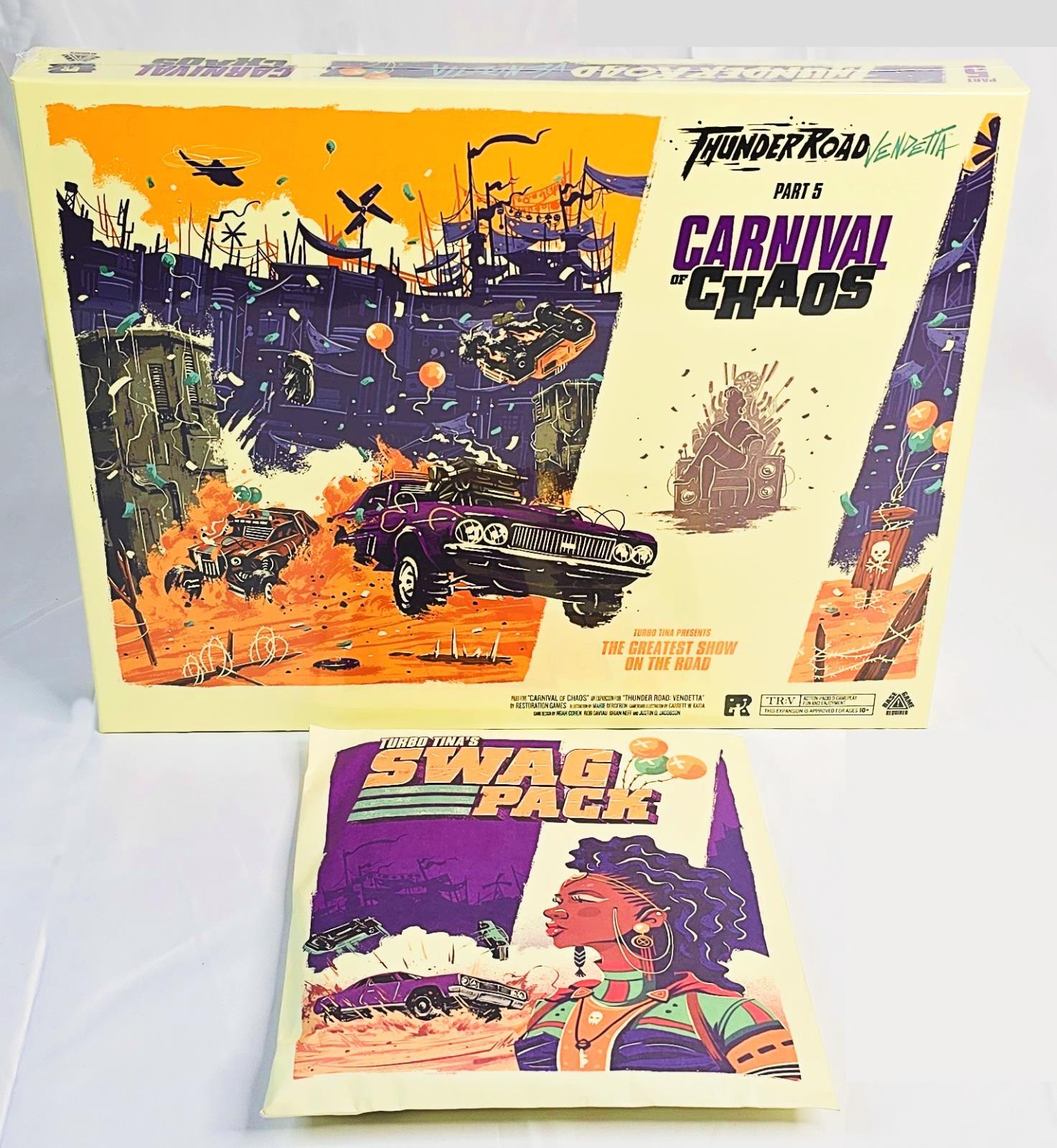 Thunder Road Vendetta: Carnival of Chaos by Restoration Games SEALED