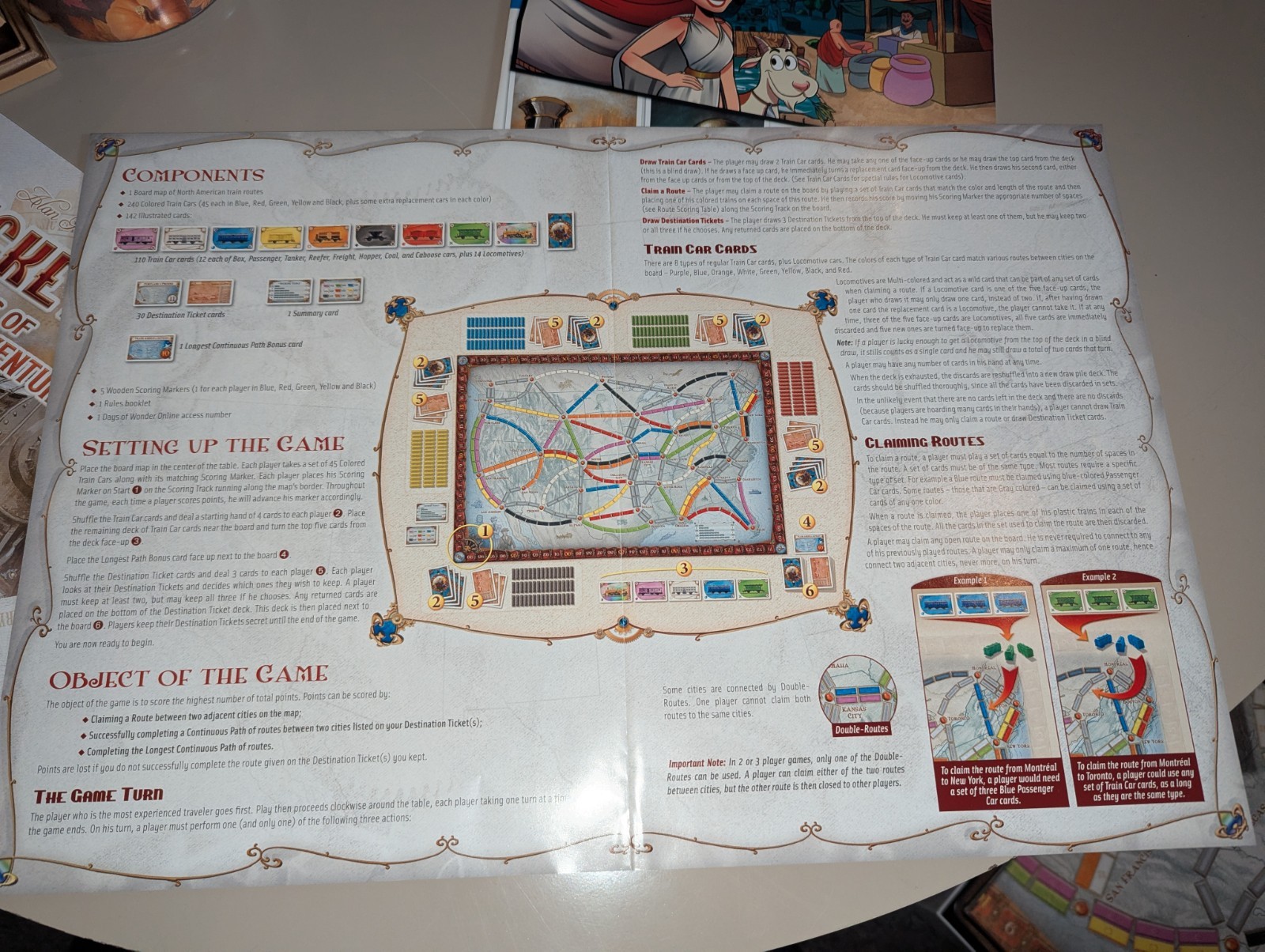 Ticket To Ride 15th Anniversary special Edition Days of Wonder Complete, sleeve