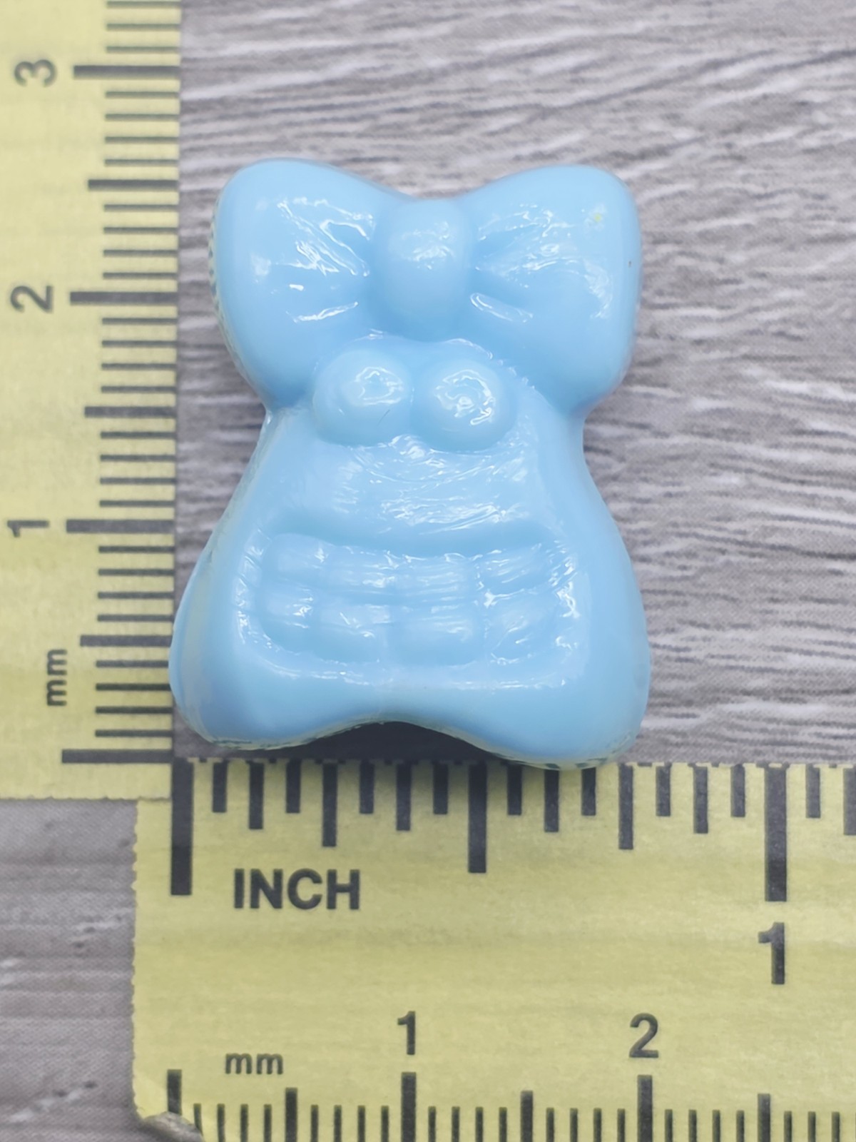 #24 Goodie Doodie Original Crazy Bones Gogos Solid Light Blue