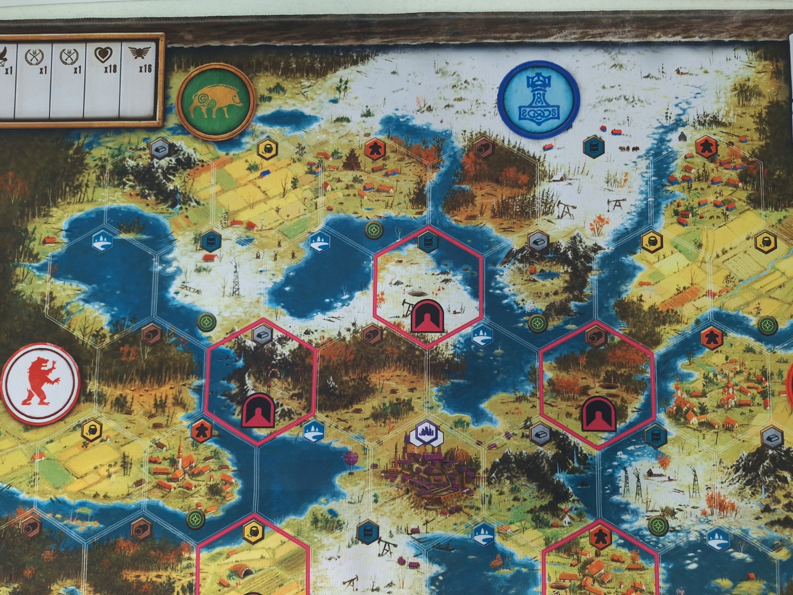 Official Scythe Neoprene Playmat 36″ x 28″ Board Game Mat – Stonemaier Games…