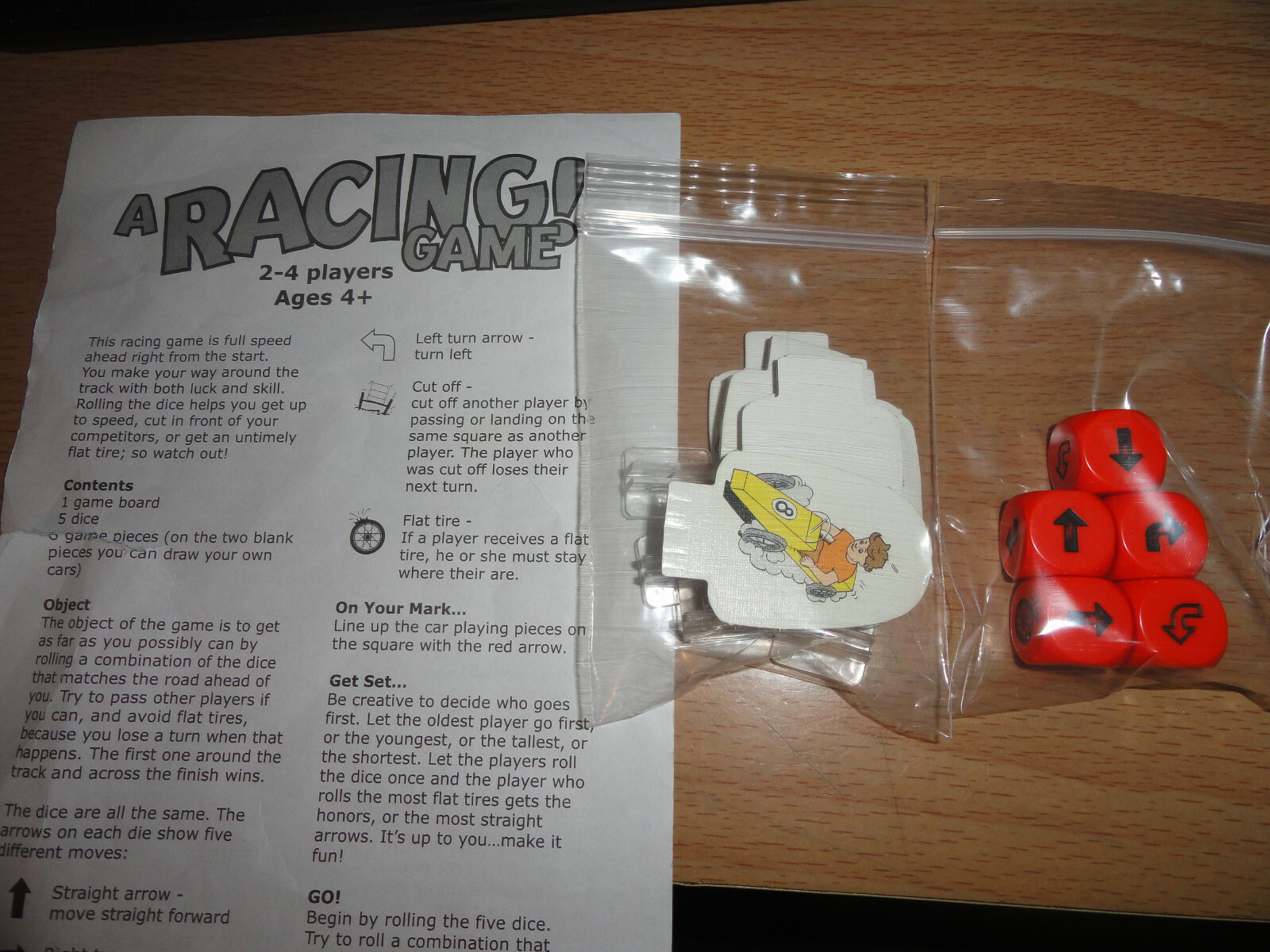 Rare – BRIO 1999 Made in Sweden – A RACING! GAME Board Game – COMPLETE
