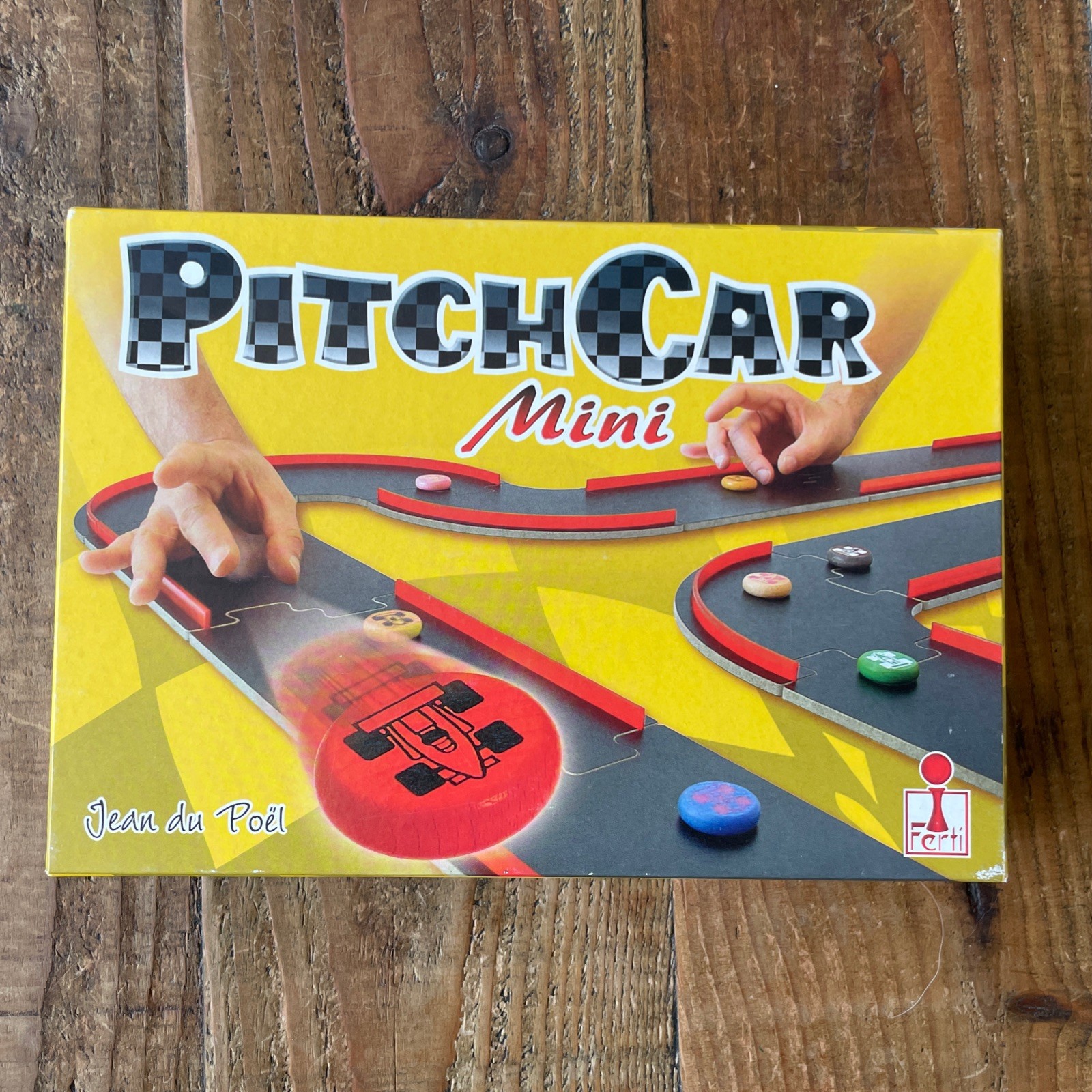 PitchCar Mini Board Game. 100% Complete. 2003 Ferti. Excellent Condition.