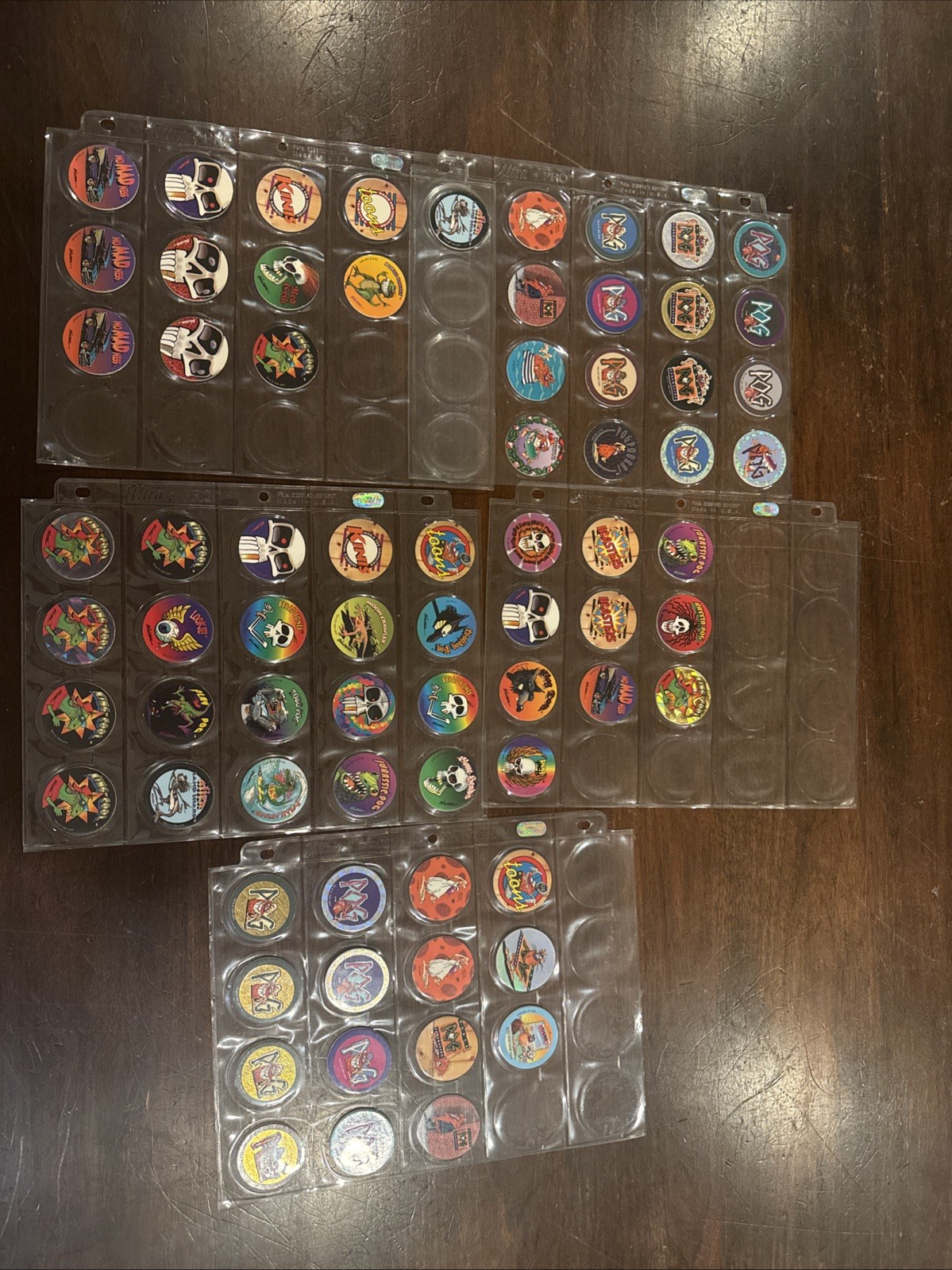 Lot of 78 POGS Branded – 1994 The World Pog Federation Authentic POG Brand WPF