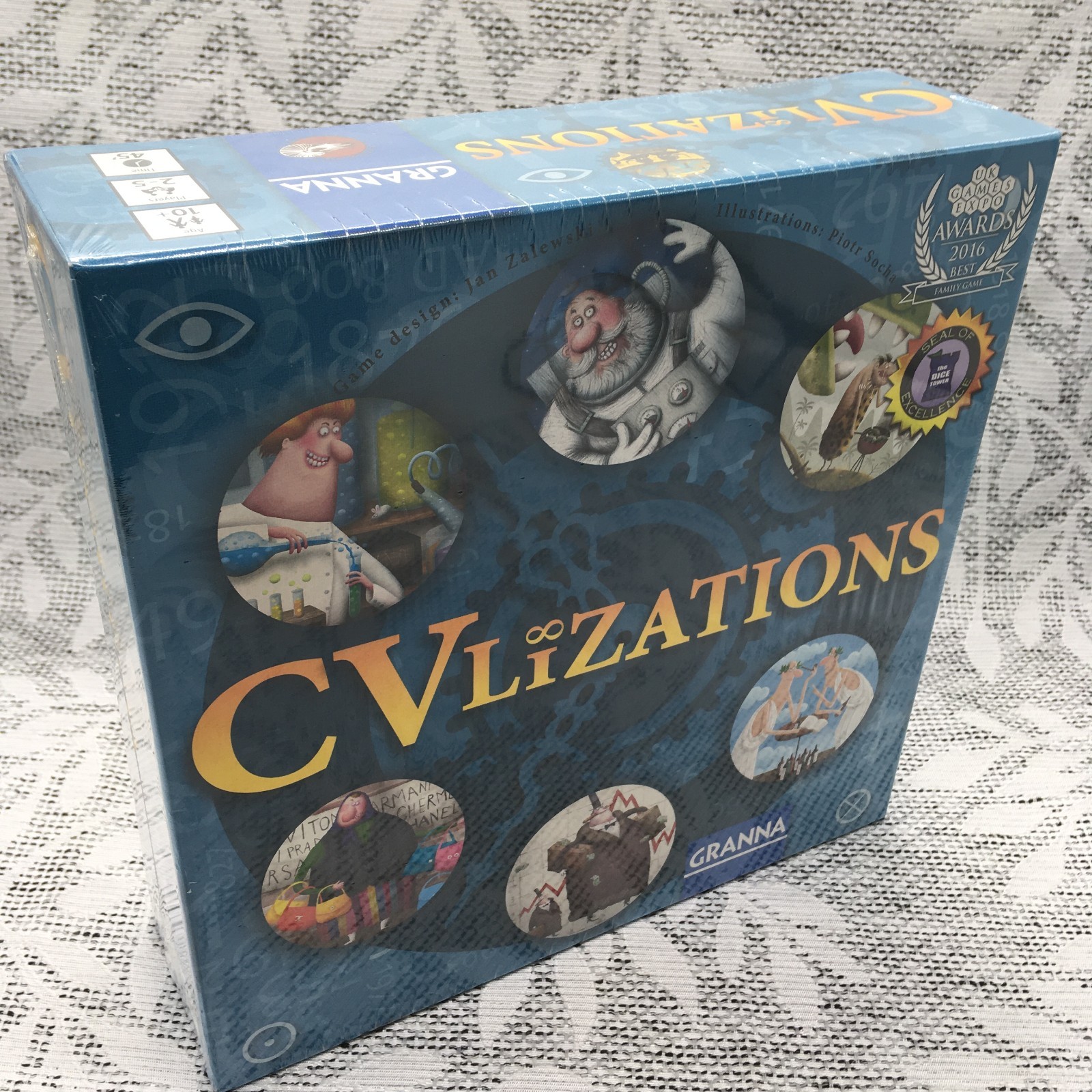 CVLizations Granna Board Game New Sealed Family Strategy Game 2-5 Players