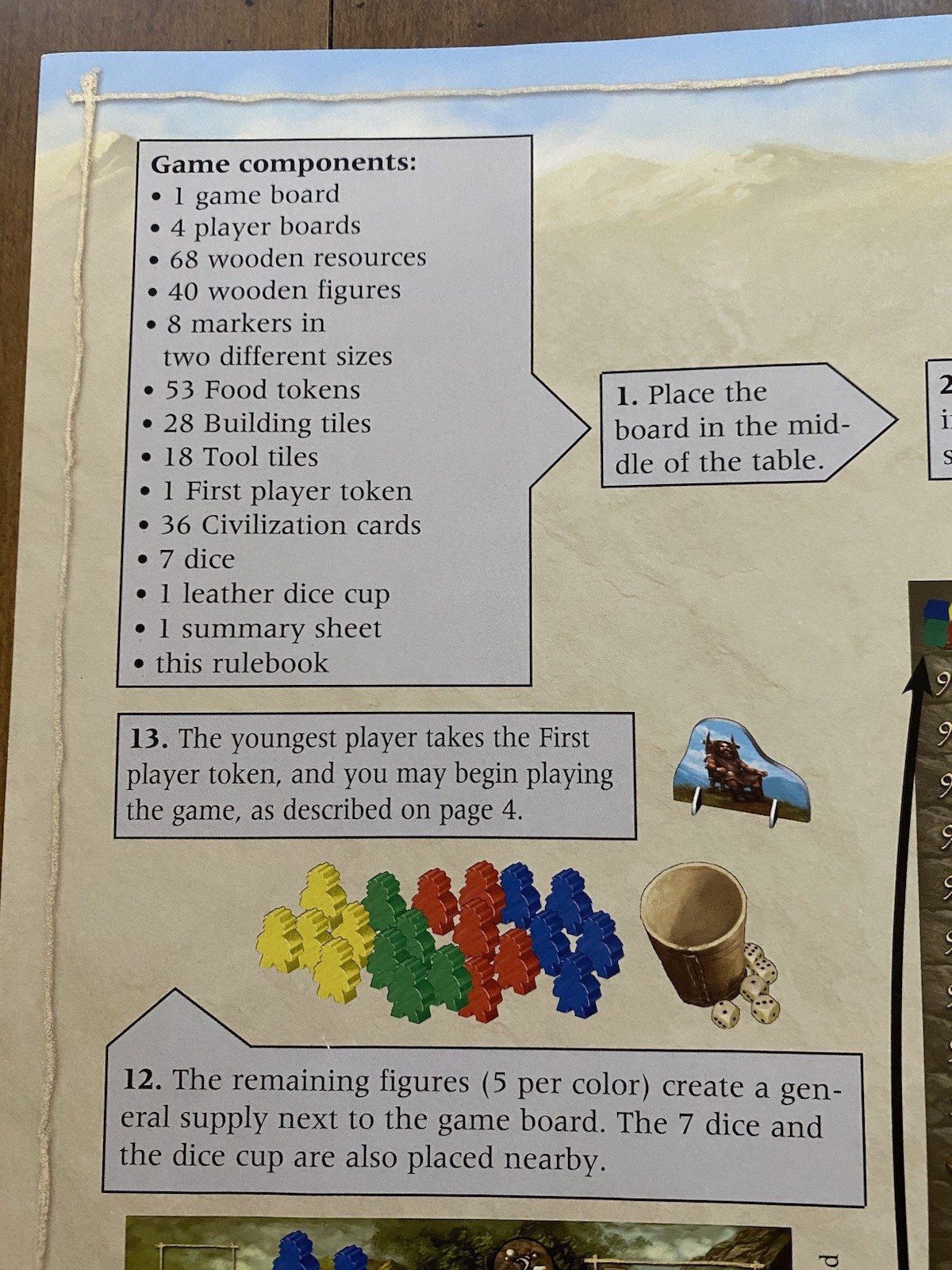 Stone Age Z-Man Board Game, Family Game, 2013, 2-4 Players, 13+ 100% COMPLETE