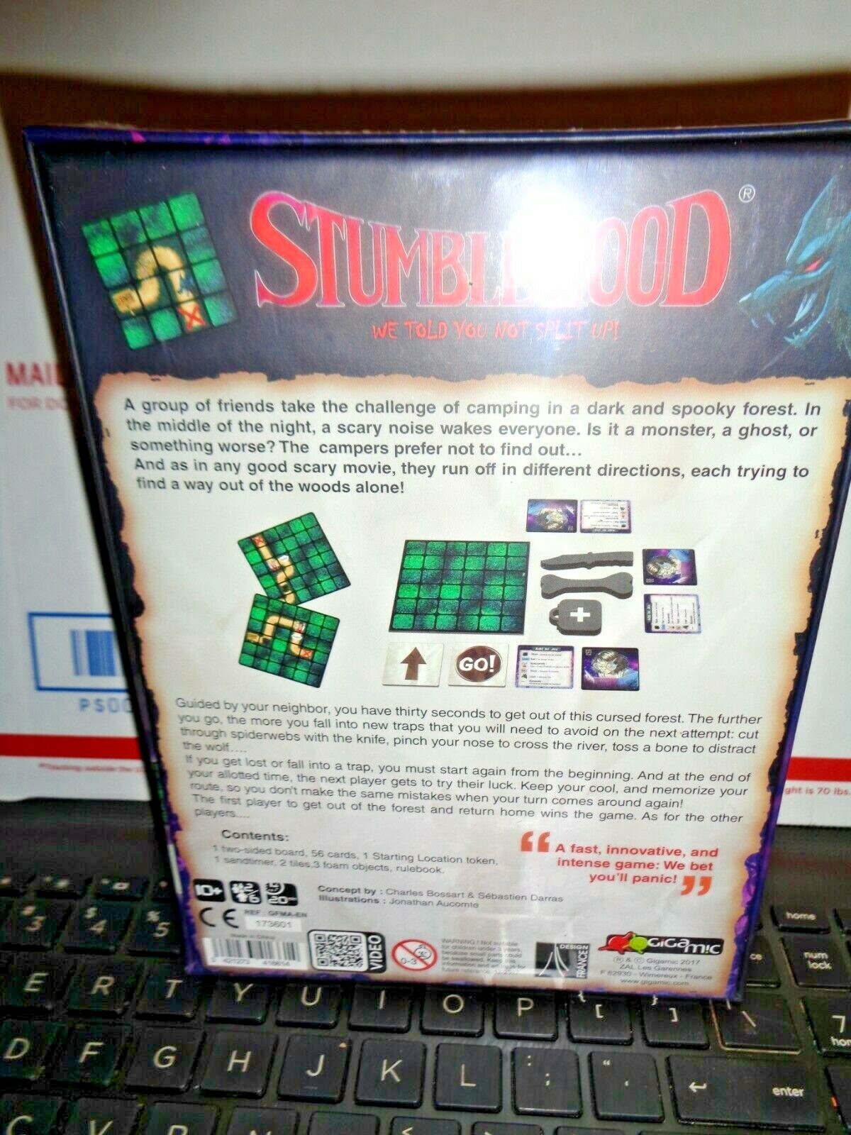 Gigamic STUMLEWOOD GAME, We Told You Not To Split Up, 2017 game SEALED