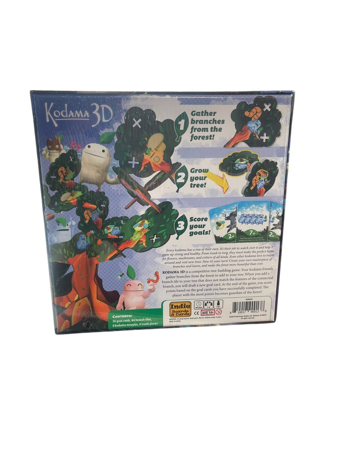 Kodama Forest & Kodama 3D Board Game NEW Sealed Indie Boards & Cards
