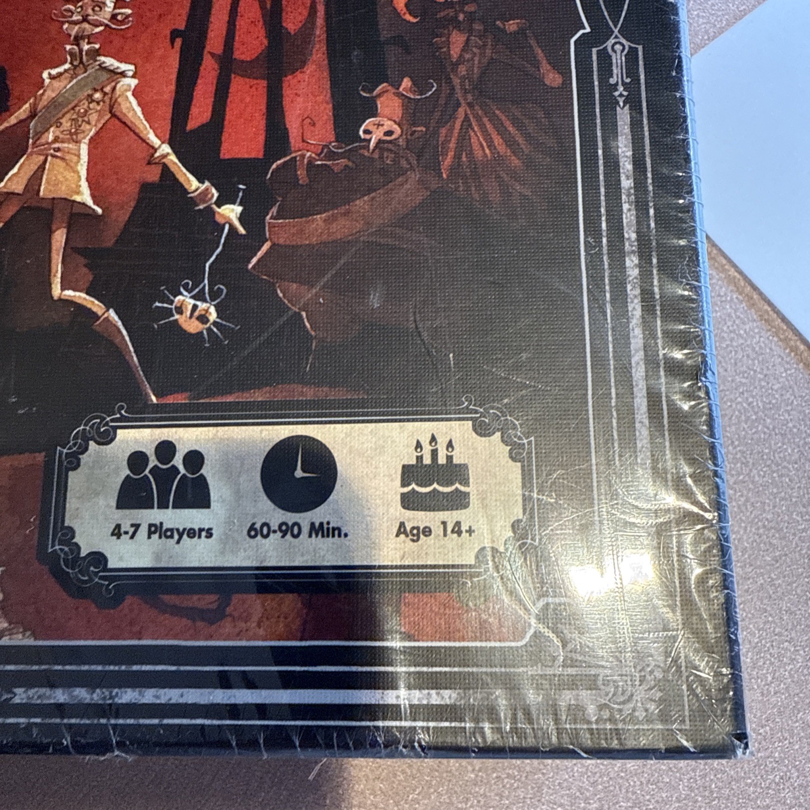 Edgar Allan Poe Masque of the Red Death Board Game Horror Gothic NEW