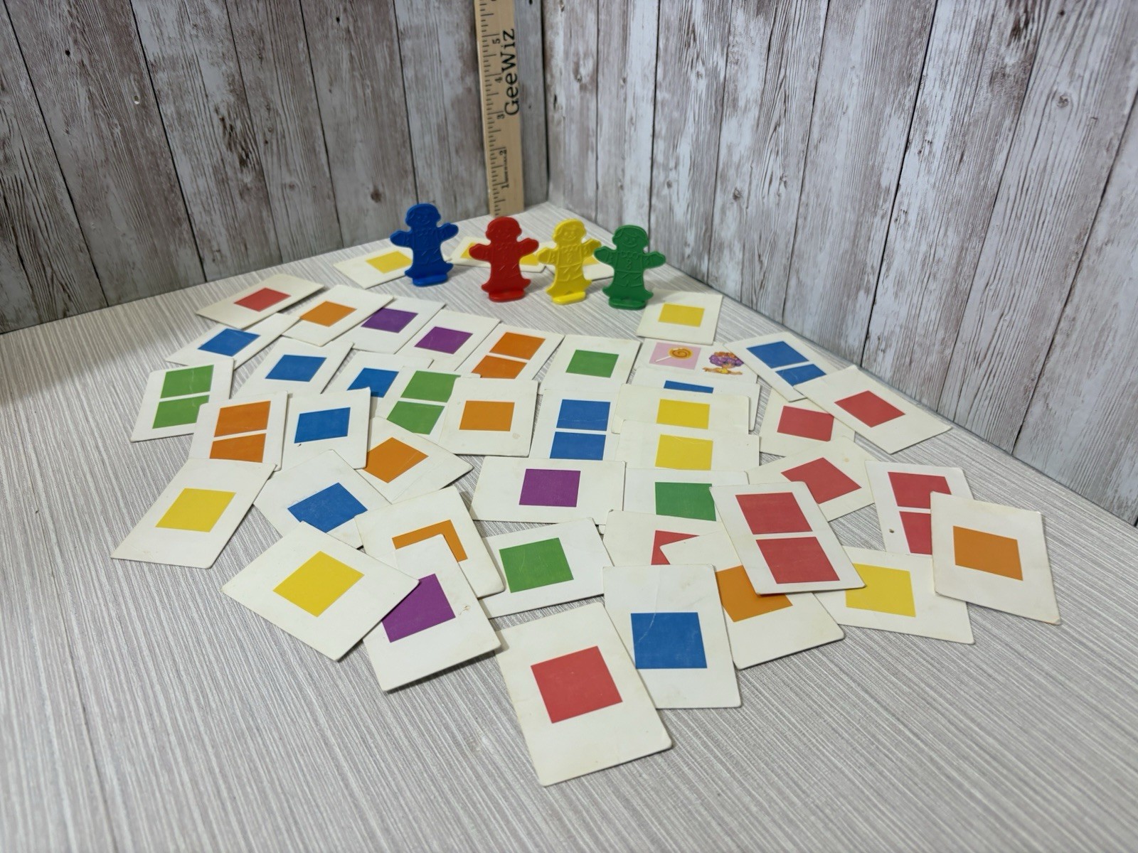 1955 Vintage Candyland Game Pieces 44 Cards Plus 4 People Movers. FREE SHIPPING