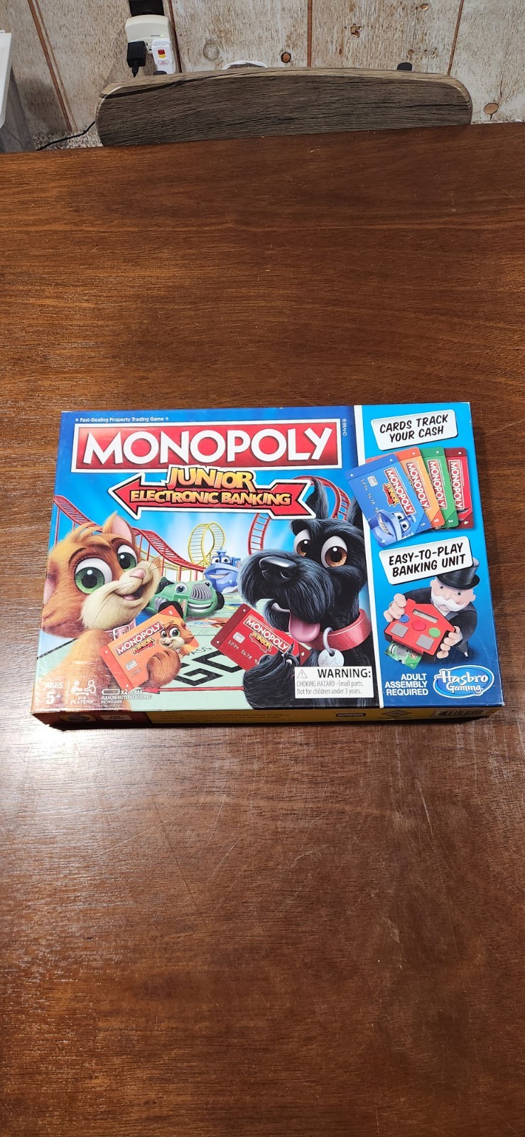 Monopoly Junior Electronic Banking Hasbro Kids Ages 5+ Property Trading Game