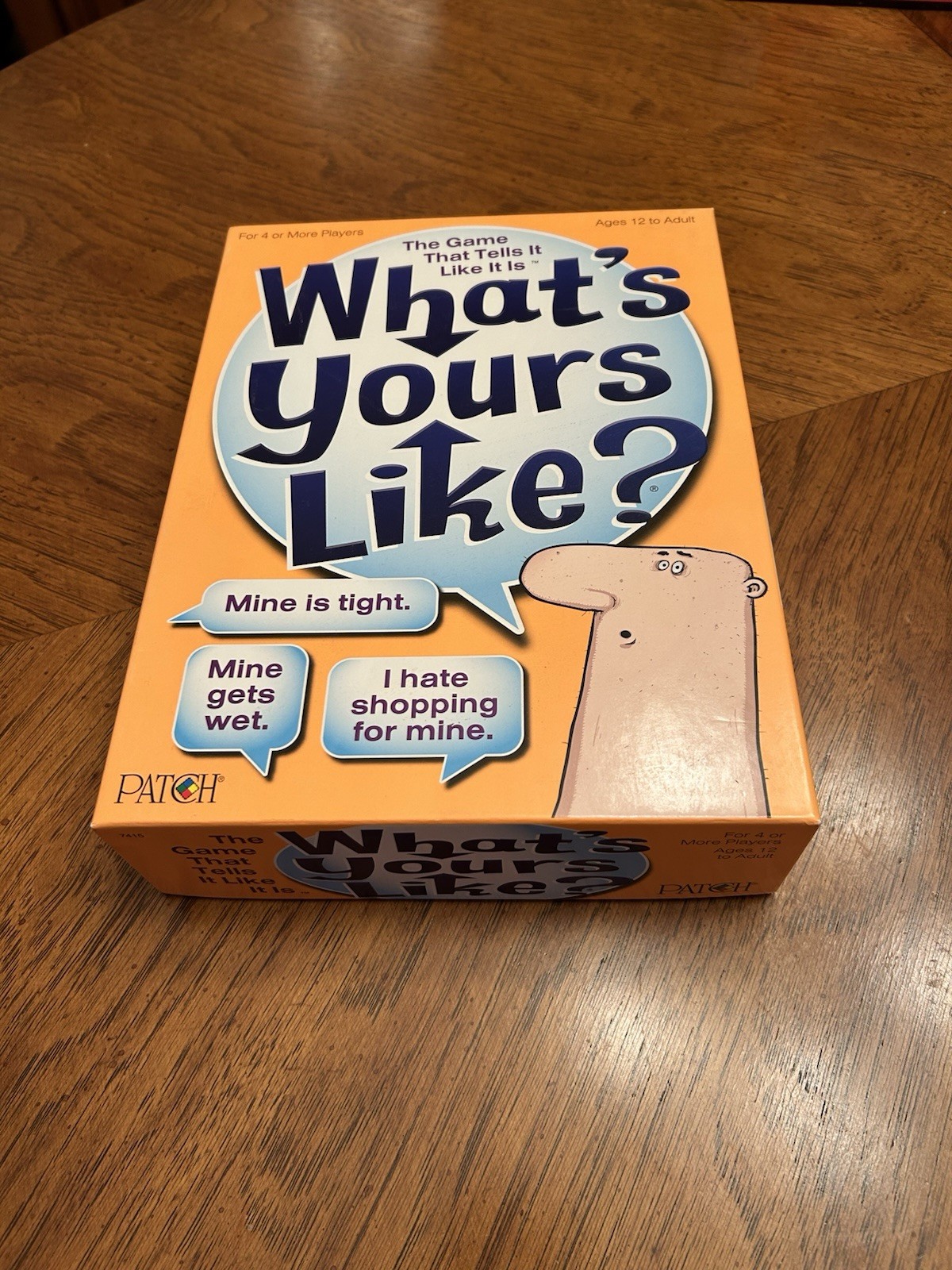 WHAT’S YOURS LIKE? Family party game Opened never used