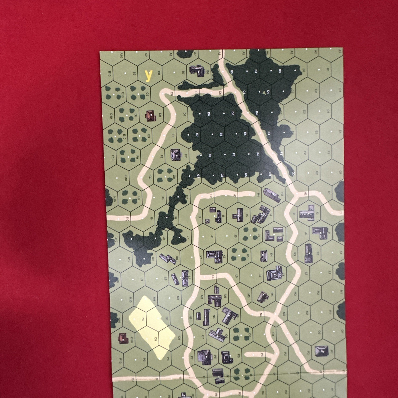 ASL/ Squad Leader Cardstock Map Board Y, by MMP