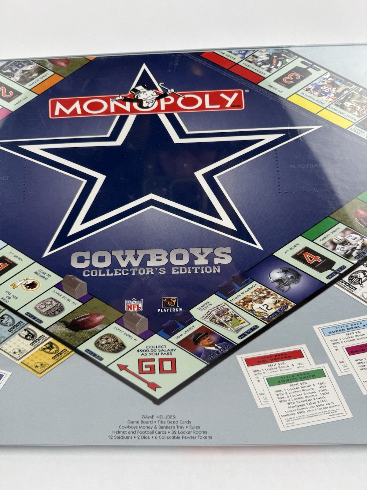 2003 Monopoly NFL Dallas Cowboys Collector’s Edition Board Game Sealed *Read*