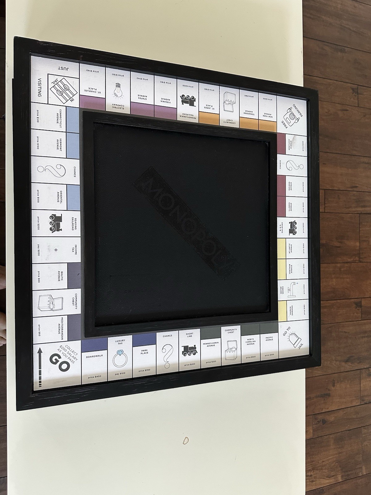 Monopoly | Pottery Barn Luxury Edition | Low-Profile Wooden Black Version
