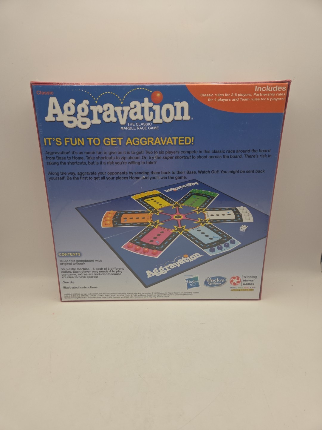 Aggravation Board Game – Family Game Night Kids & Adults Original Retro Classic