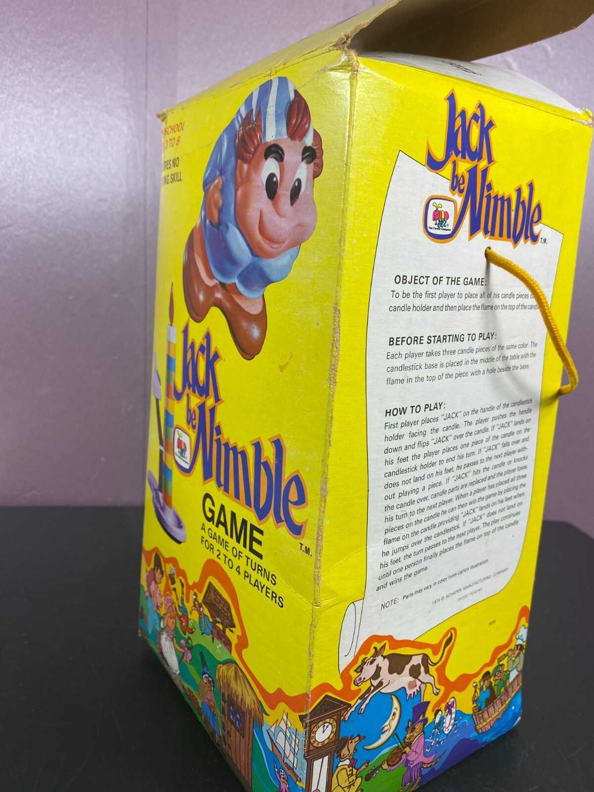 Schaper Game Jack Be Nimble Game Preschool Learning Cootie Company 1974 Vintage