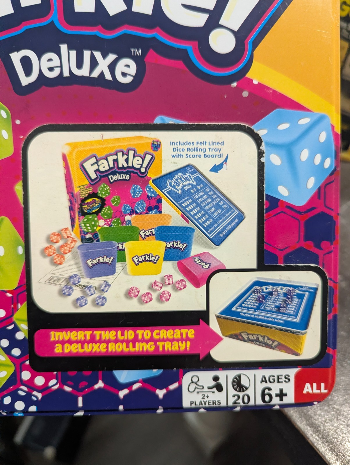 FARKLE! DELUXE Dice Game in COLLECTIBLE TIN 100% COMPLETE 2022