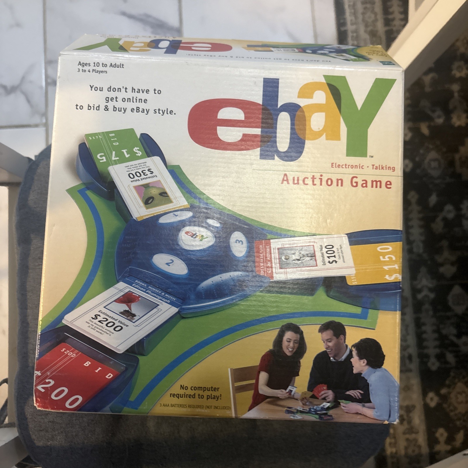 Ebay Electronic Talking Auction Game 2001 Parker Brothers Complete