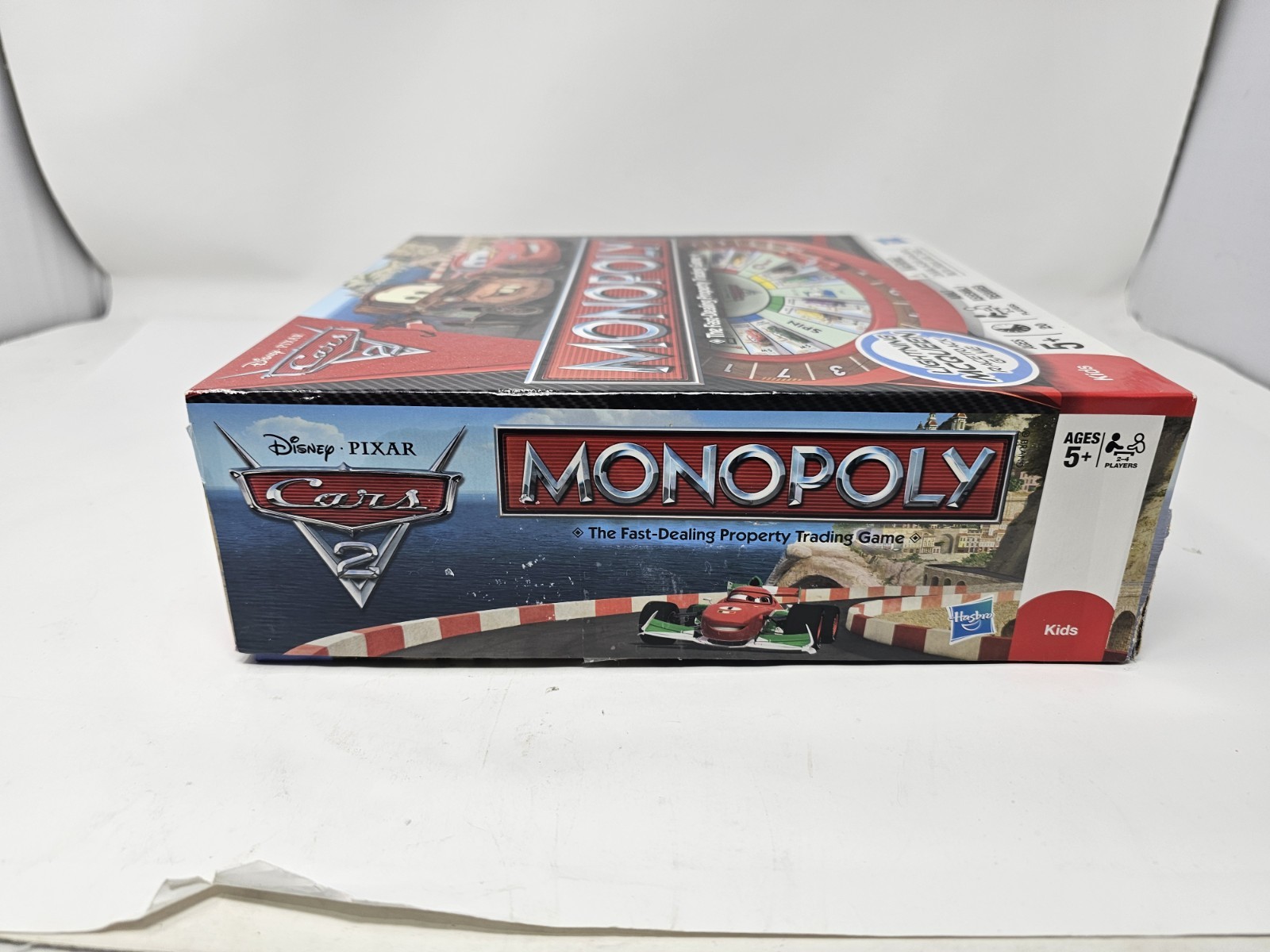 Hasbro Disney Pixar Cars 2 Monopoly Complete 2011 Lightning McQueen Racetrack