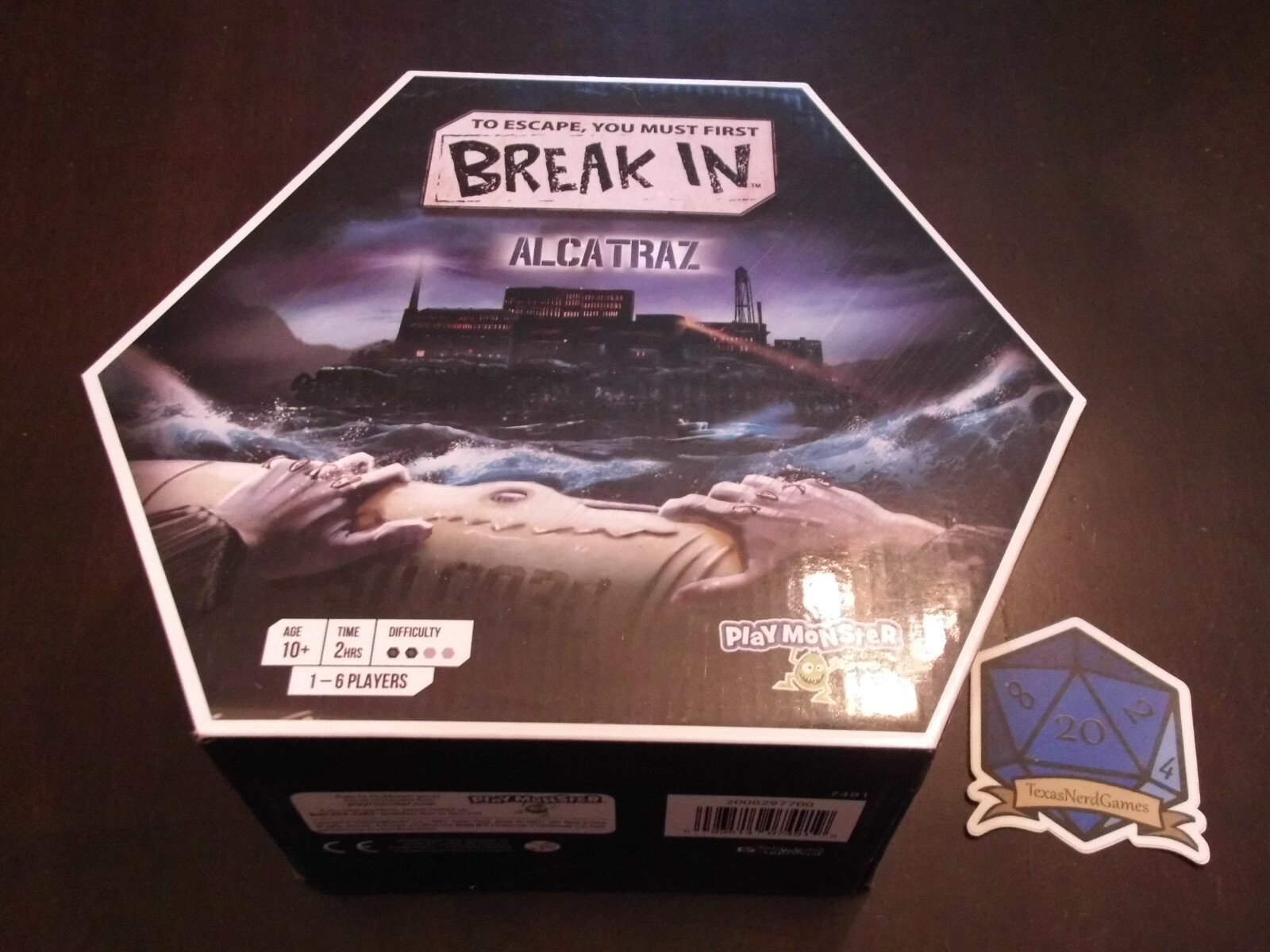 x1 Break In Alcatraz Play Monster New Sealed Board Game TexasNerdGames
