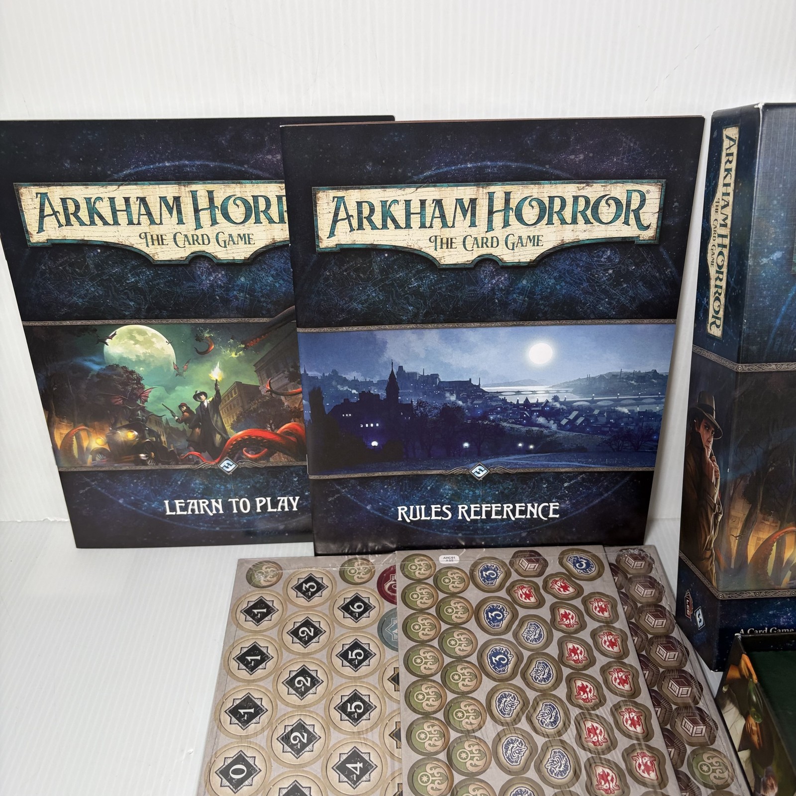 Arkham Horror The Card Game Core Set Fantasy Flight Games Unpunched Board Game