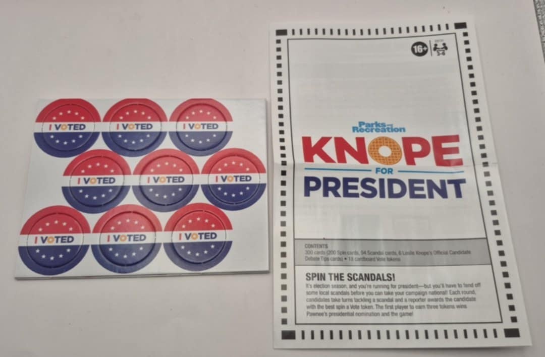 Knope For President Party Card Game for Ages 14 and Up (B223)