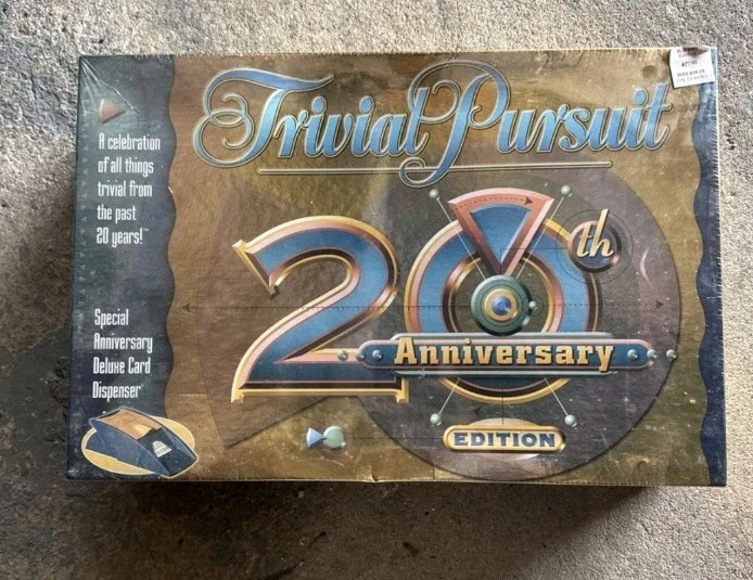 Trivial Pursuit 20th Anniversary Edition Trivia 2002 Game