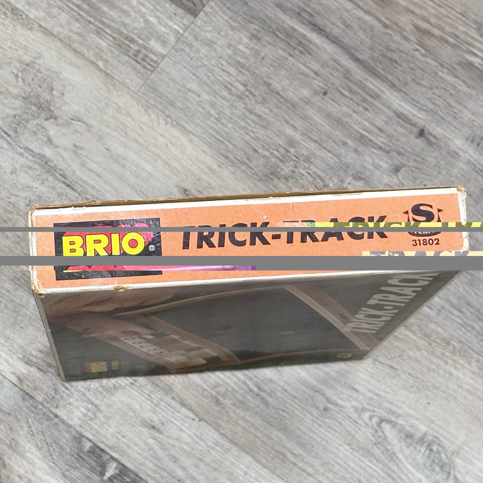 Brio of Sweden Trick Track Dice Wood Board Game Vintage 1970 31802