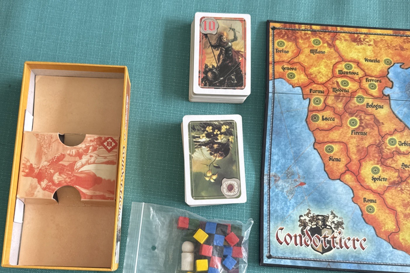 Condottiere Chinese Edition Fantasy Flight Games 2007 Complete