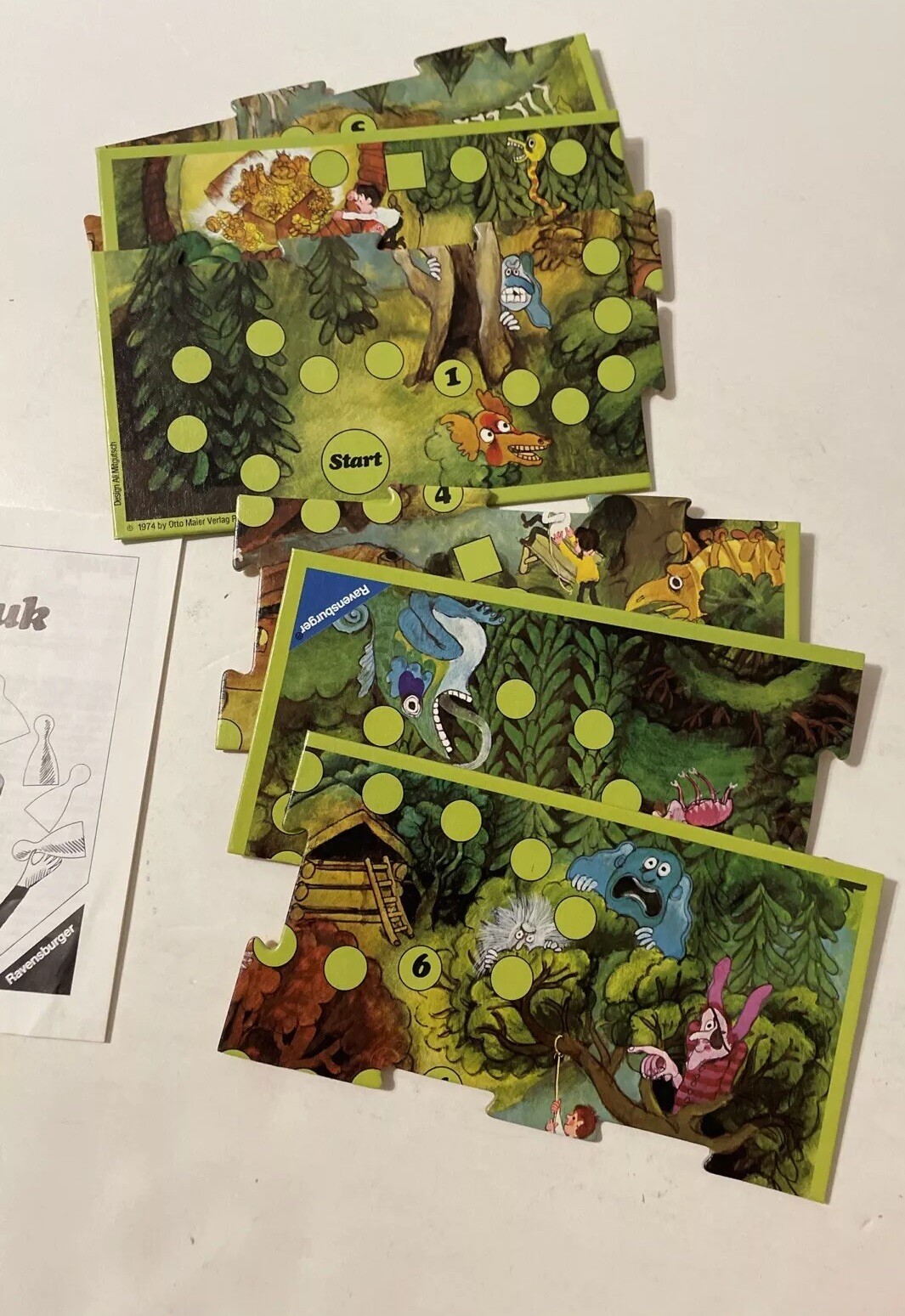 Spuk (Spooky) Game by Ravensburger – 1974 Edition – Complete!