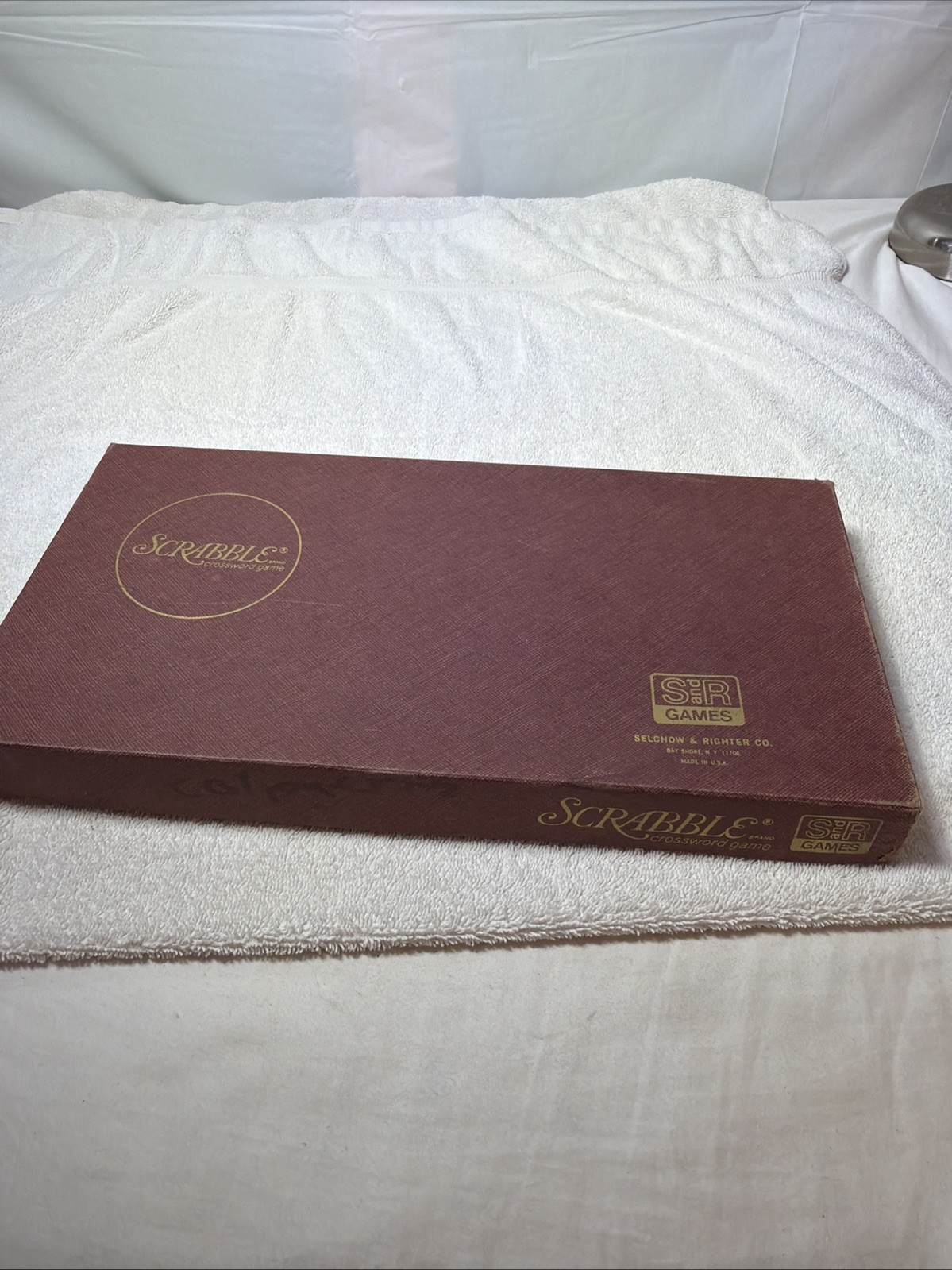 Vintage 1976 SelRight Selchow & Righter Scrabble Board Game Pre-owned ready2Play