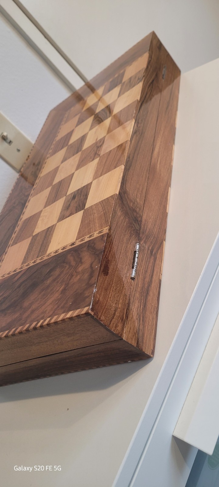 Handcrafted Persian Walnut Wood Backgammon