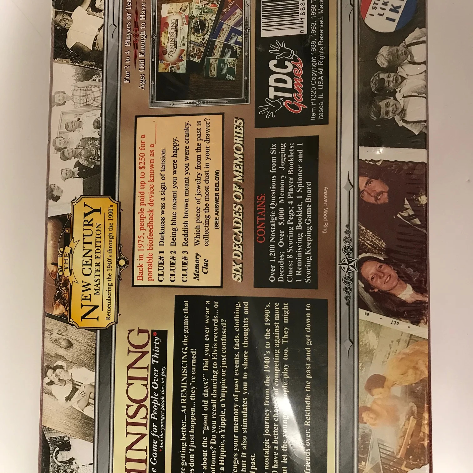 TDC Games Reminiscing, The Millennium Edition Game – 1,200 Nostalgic Questions