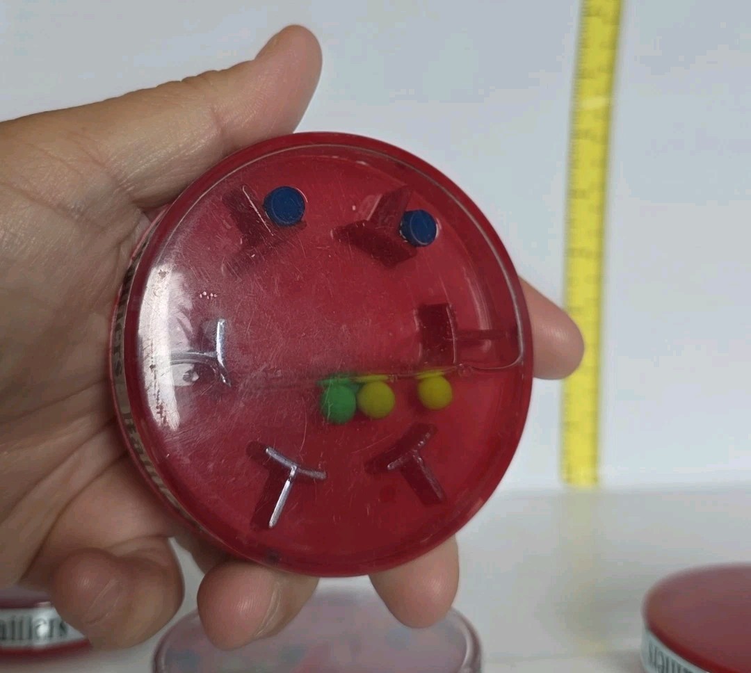VTG 1987 Lot of 4 Cardinal Bafflers Water Puzzles Fidget Game Mind Brain Teaser