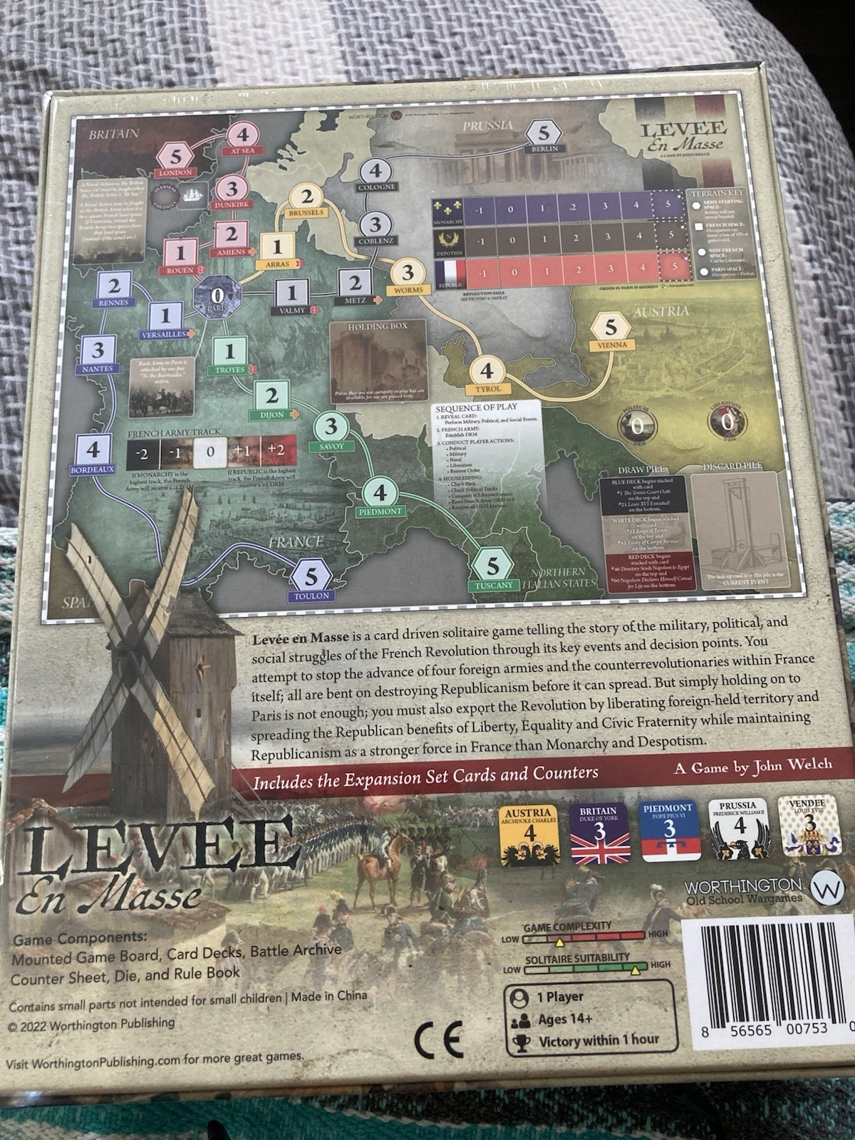 Worthington Games Levee En Masse Deluxe: The Wars of the French Revolution