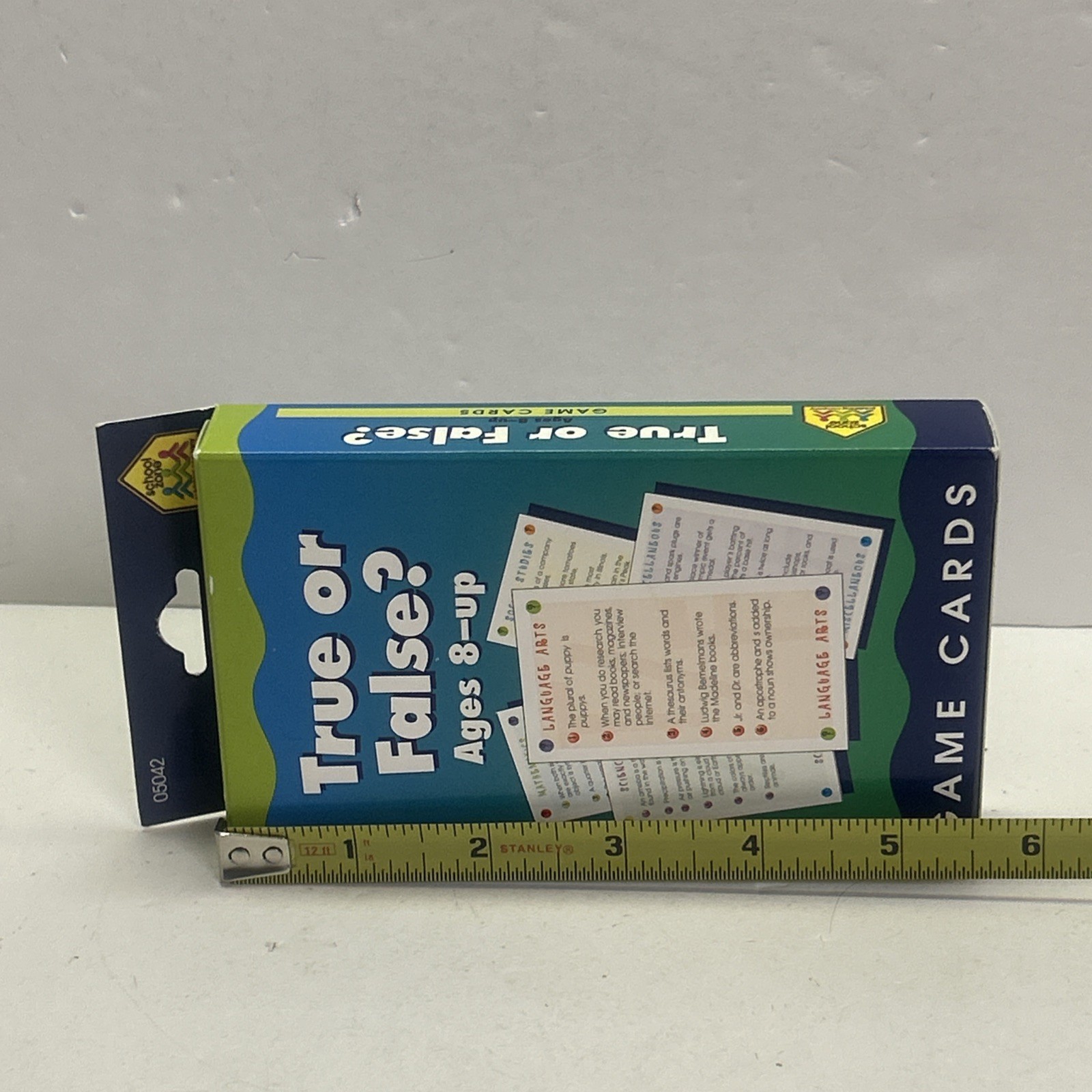 school zone true or false game cards ages 8 – up