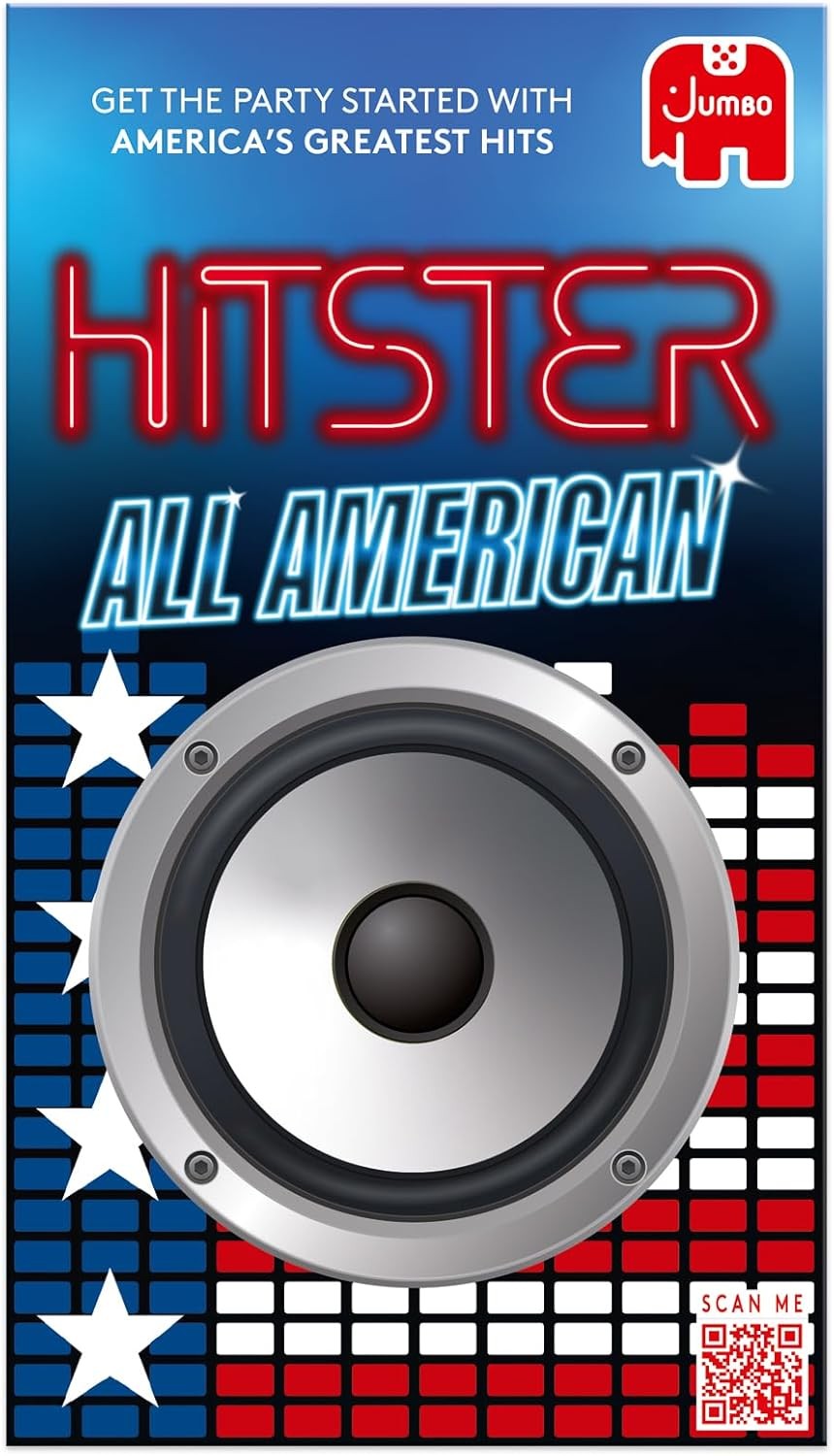 Jumbo Hitster – All American, Fun Music Quiz Card Game, 2-10 Players – 300 Best
