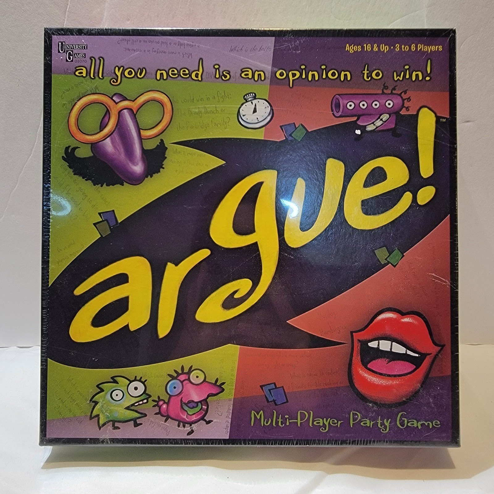 Argue Multi Player Party Game University Games Perfect Ice Breaker Board Game